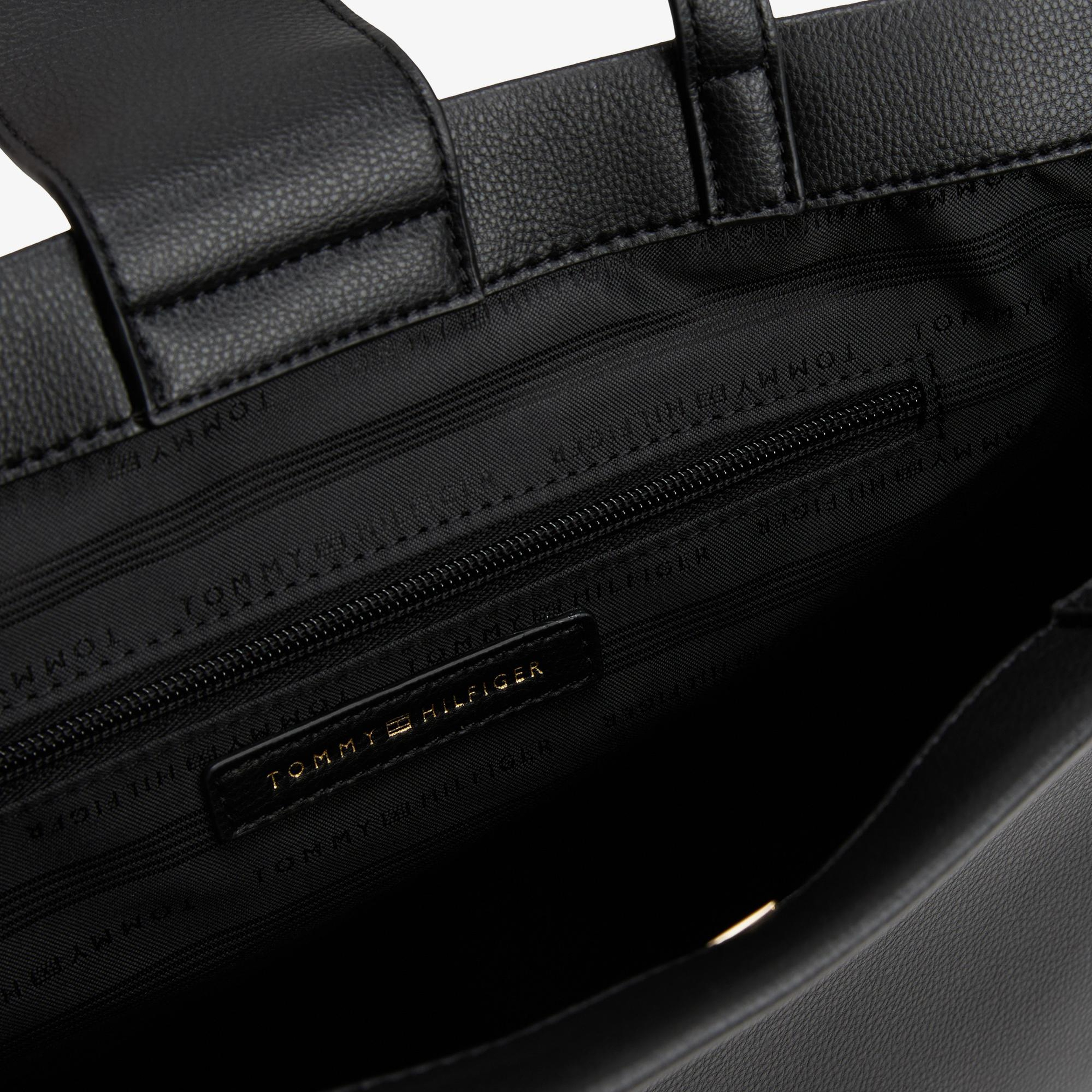 Tommy Hilfiger Modern Kadın Siyah Tote Çanta
