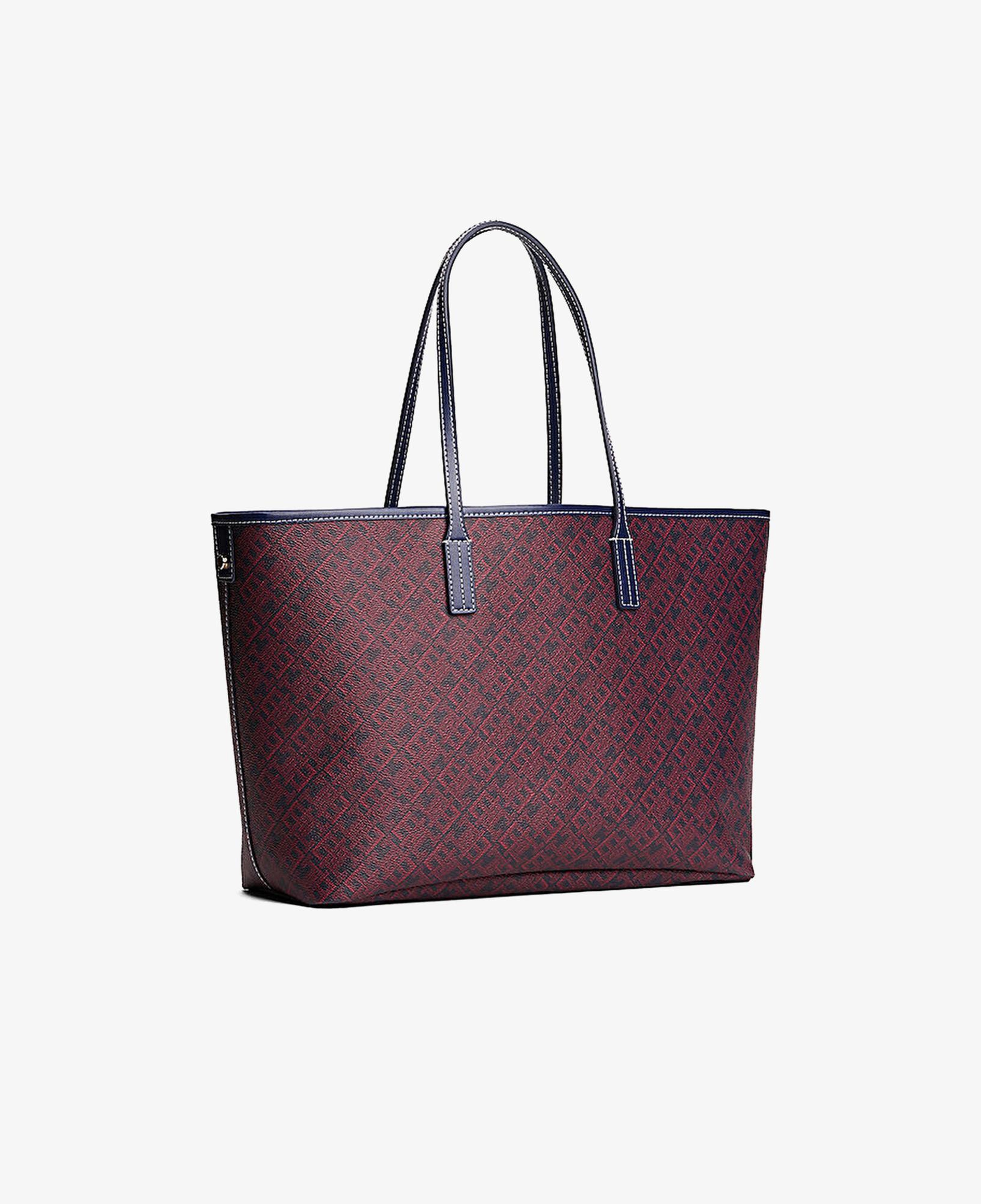 Tommy Hilfiger Monoplay Nano Kadın Bordo Tote Çanta