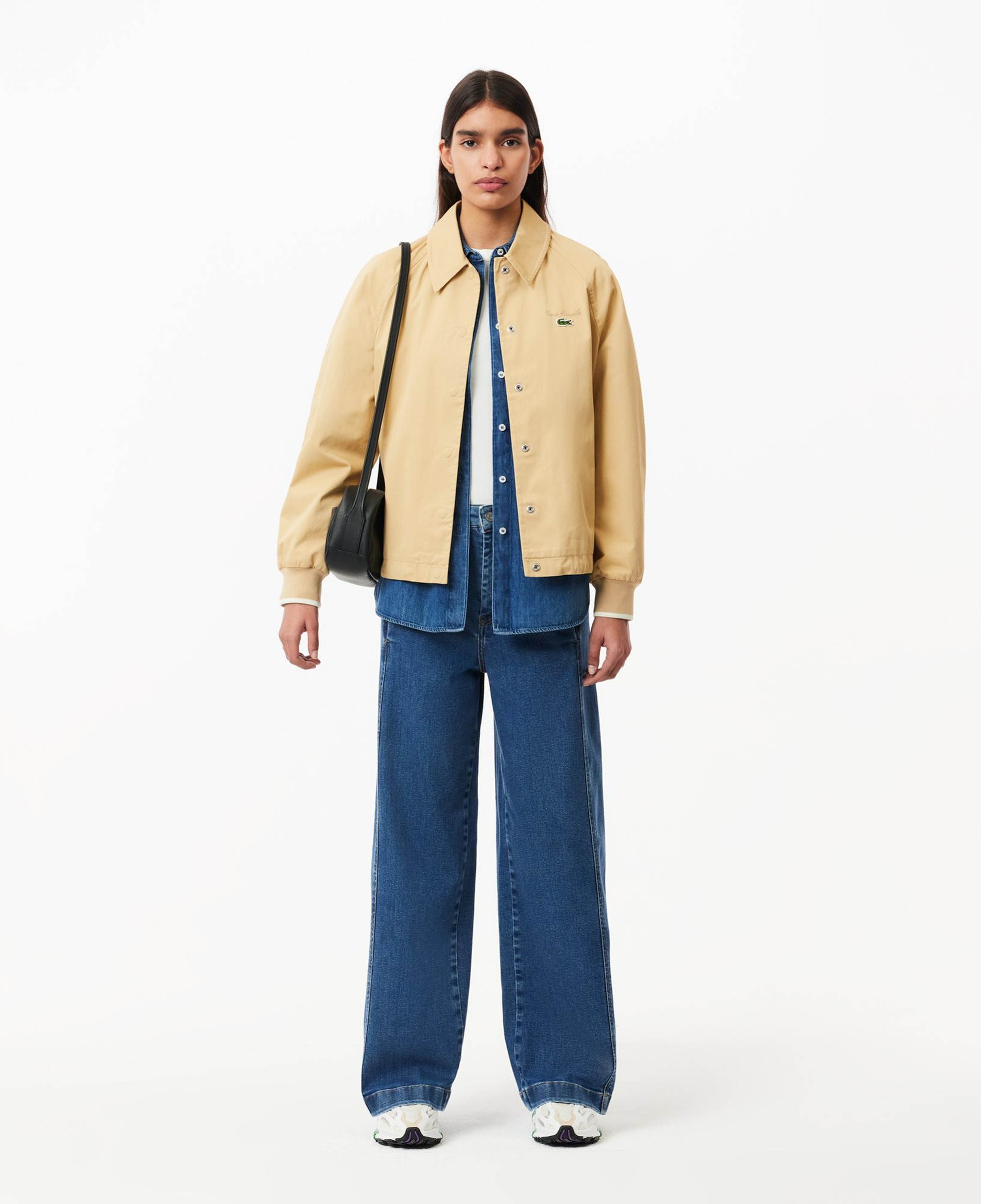 Lacoste City Court Kadın Deri Siyah Omuz Çantası