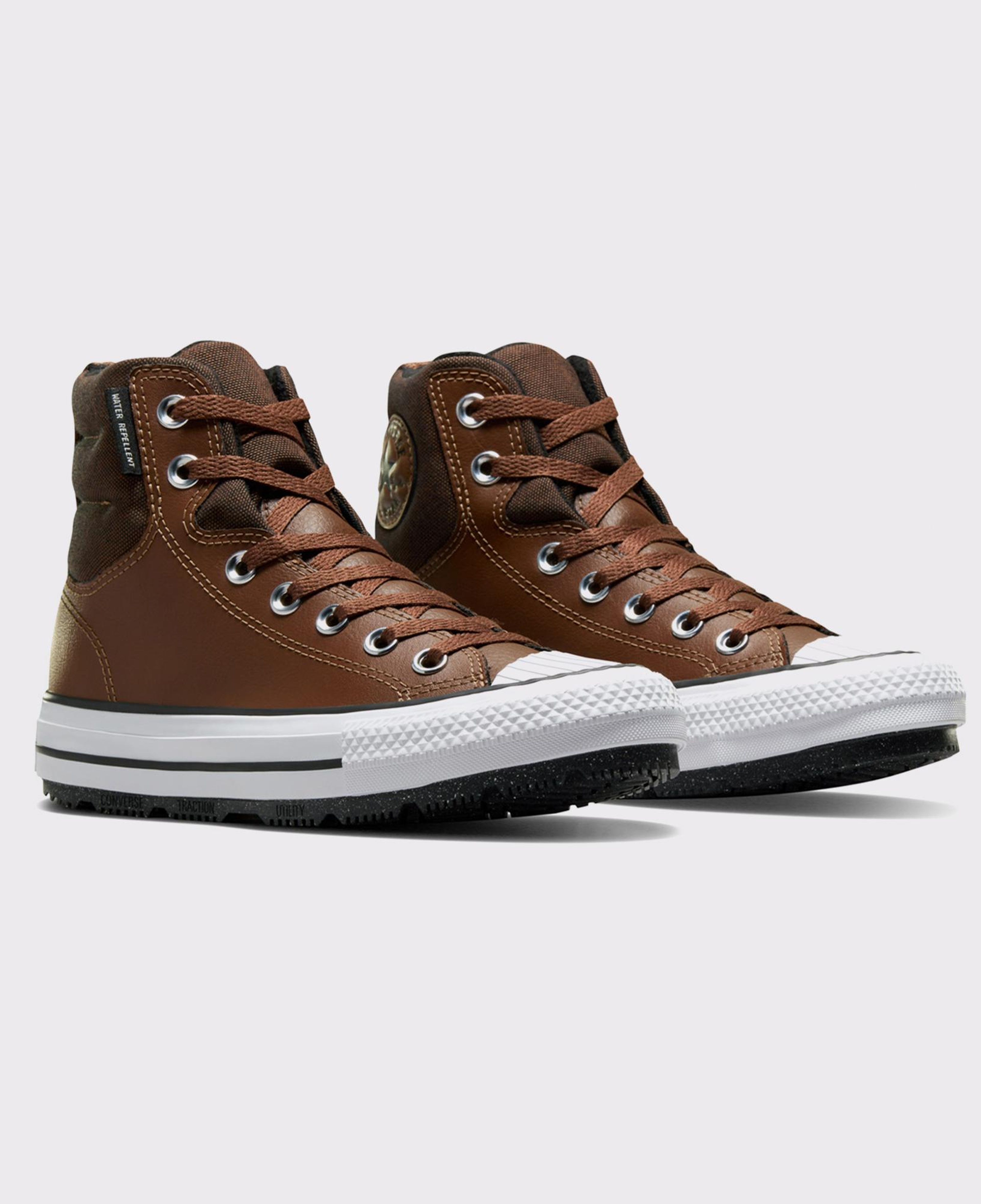 Converse Chuck Taylor All Star Berkshire Genç Kahverengi Deri Bot
