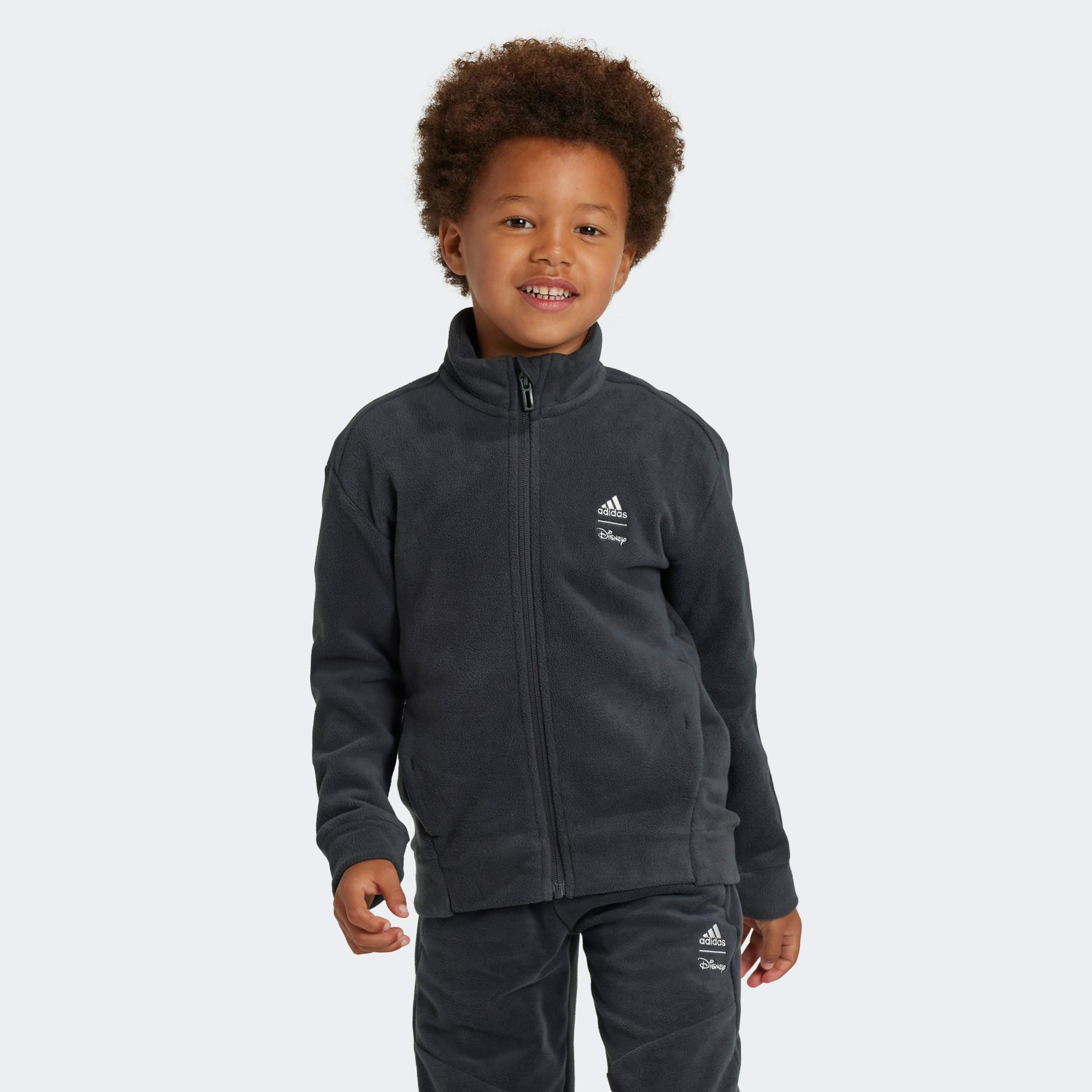 adidas Lk Dymi Tt Çocuk Gri Eşofman Üstü