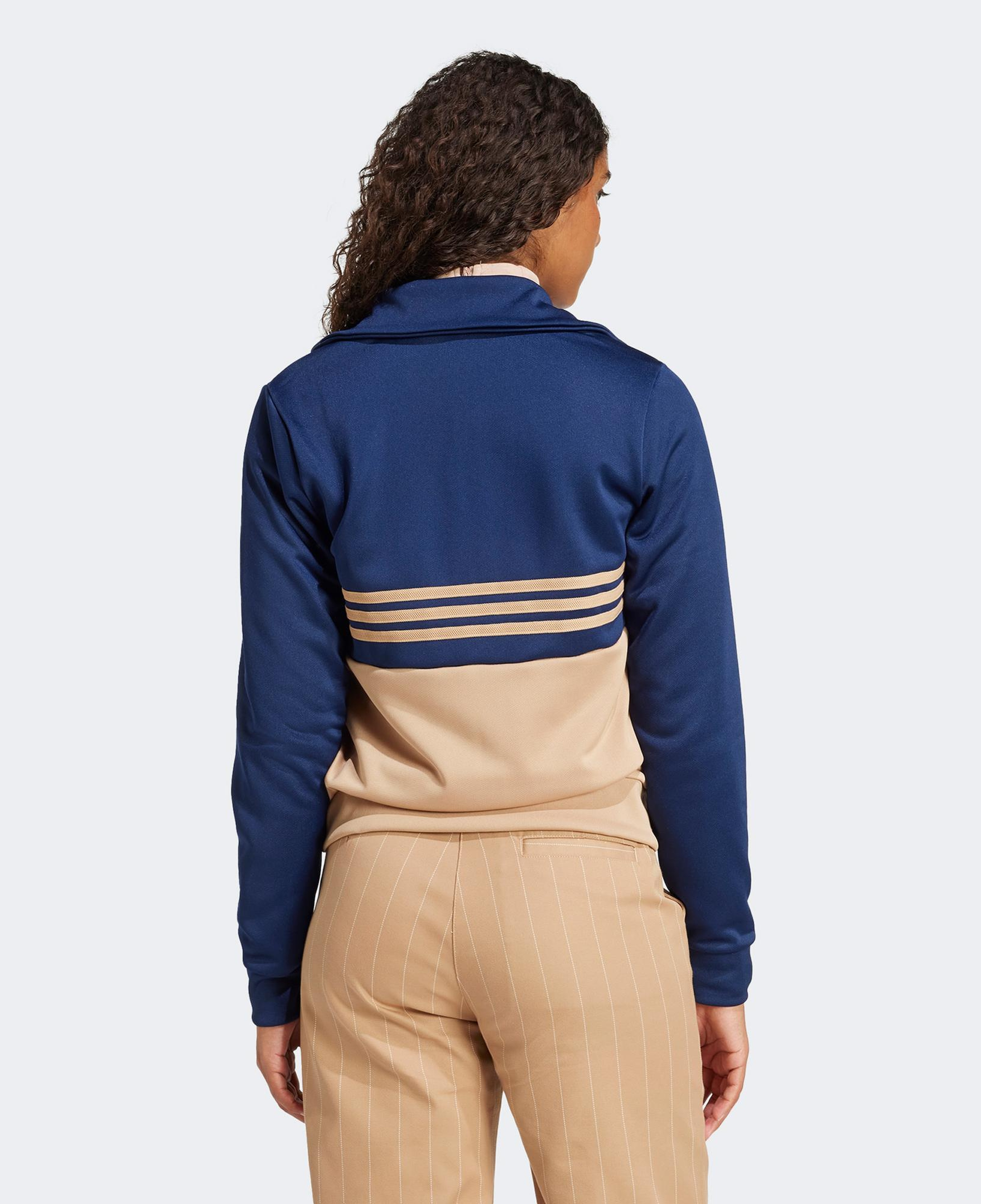 adidas 3-Stripes Cutline Kadın Mavi Eşofman Üstü