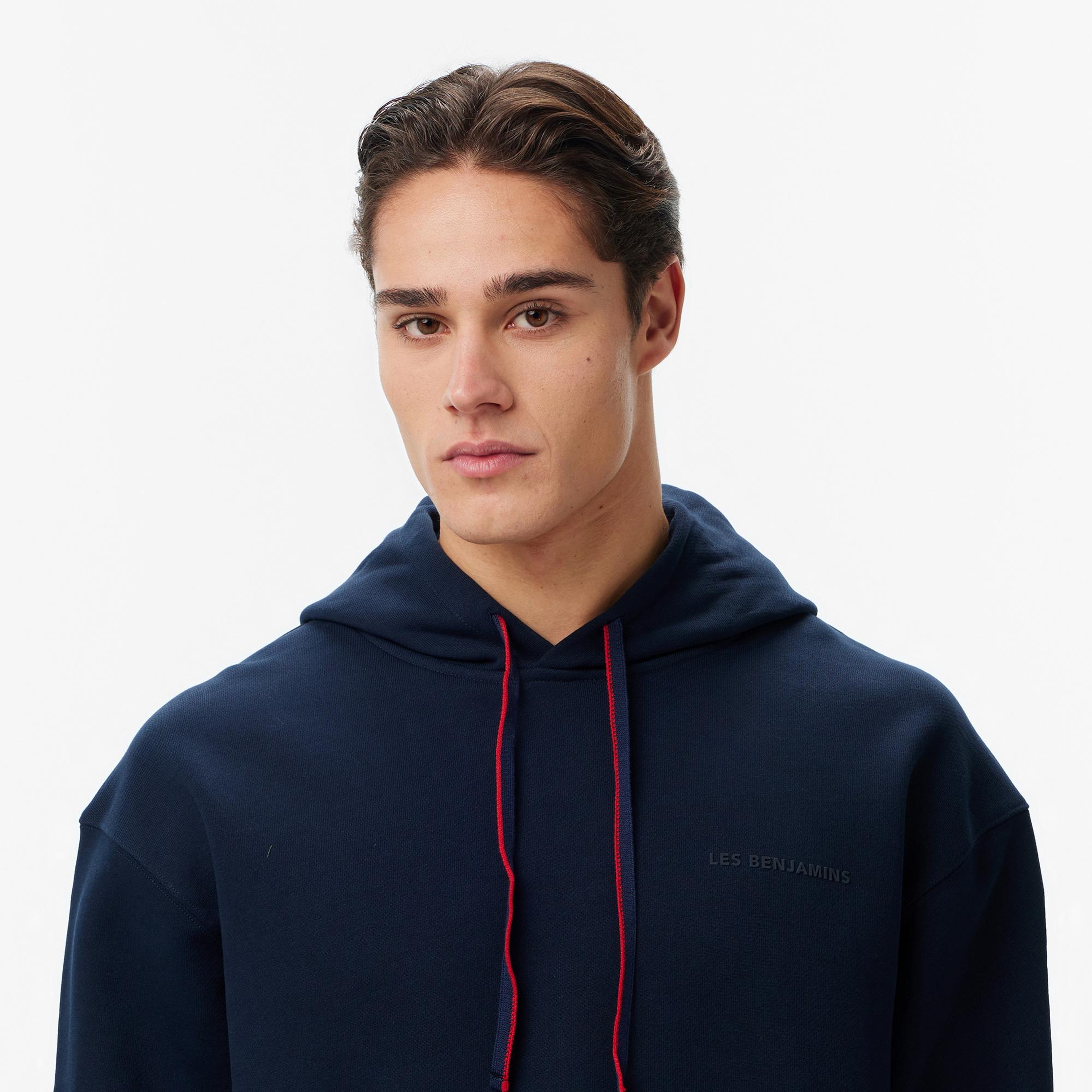 Les Benjamins Regular Fit Erkek Lacivert Sweatshirt