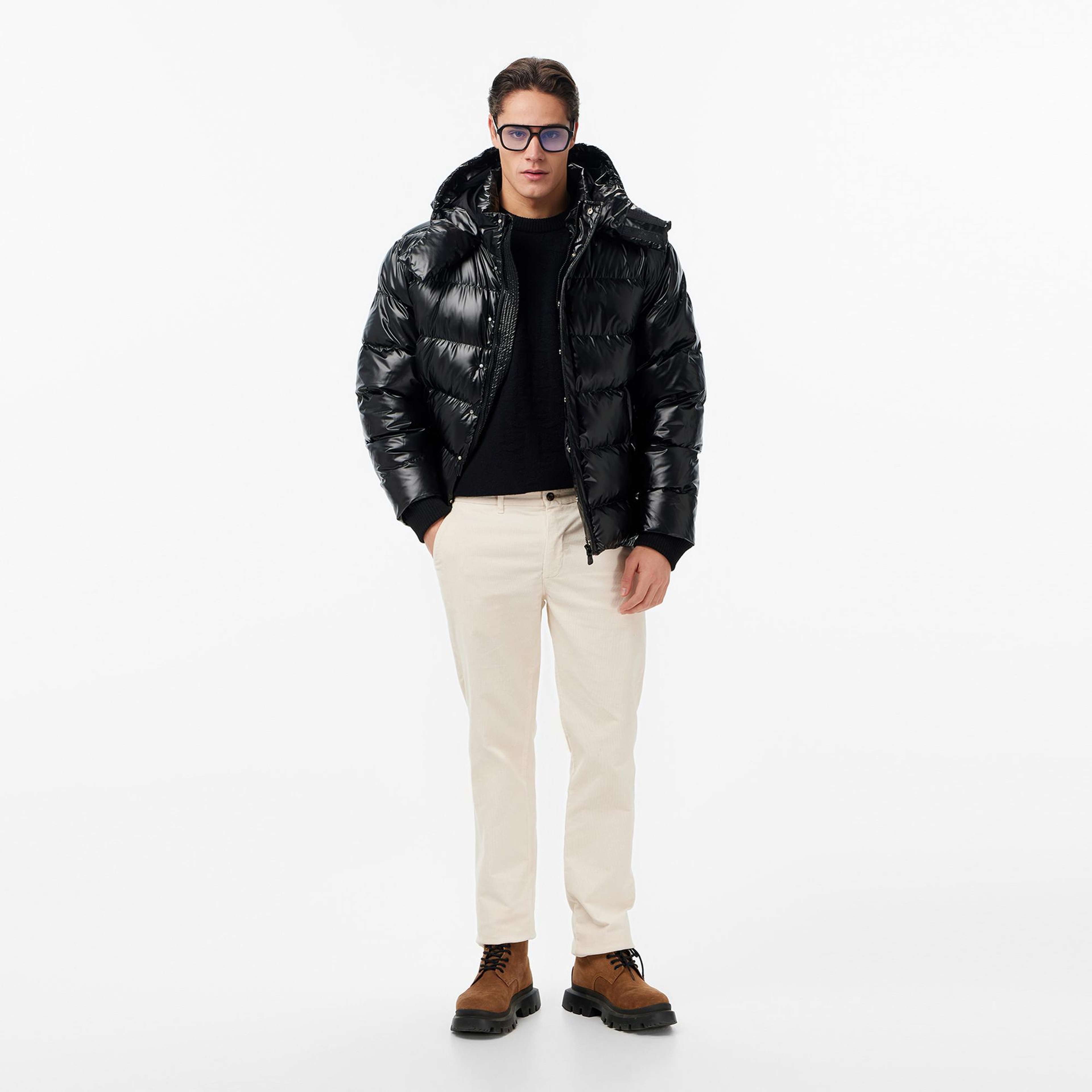 Les Benjamins Regular Fit Erkek Siyah Ceket