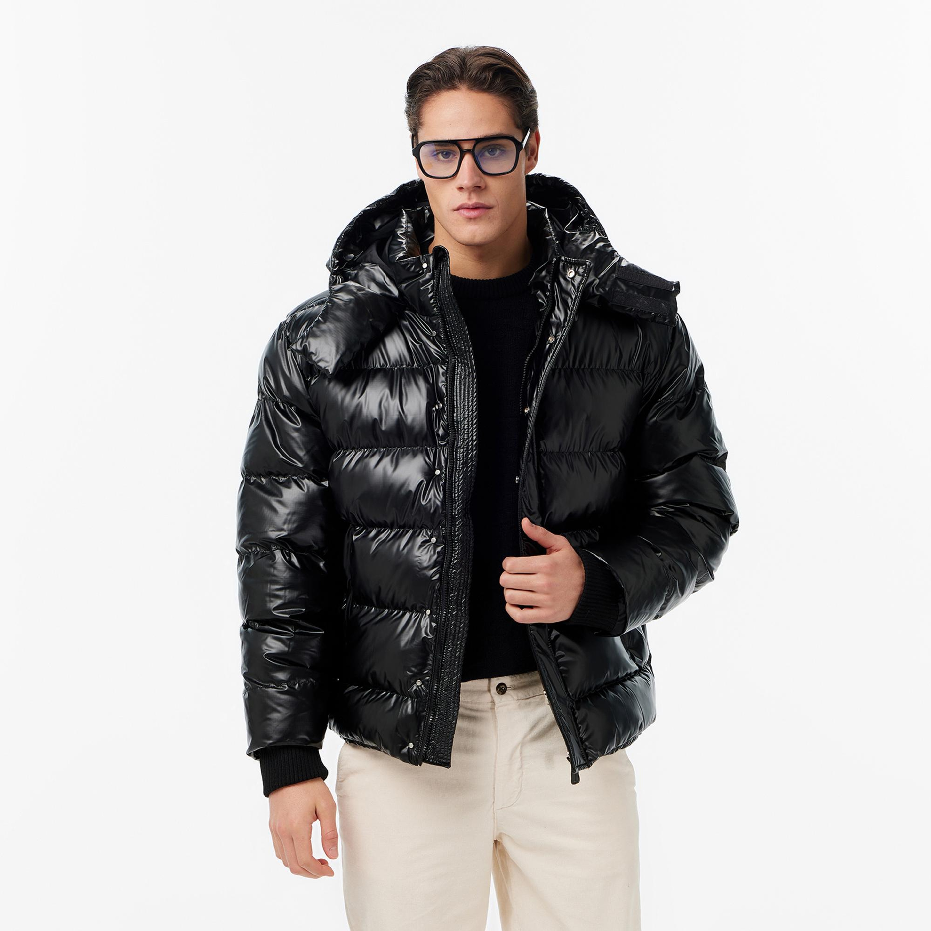 Les Benjamins Regular Fit Erkek Siyah Ceket