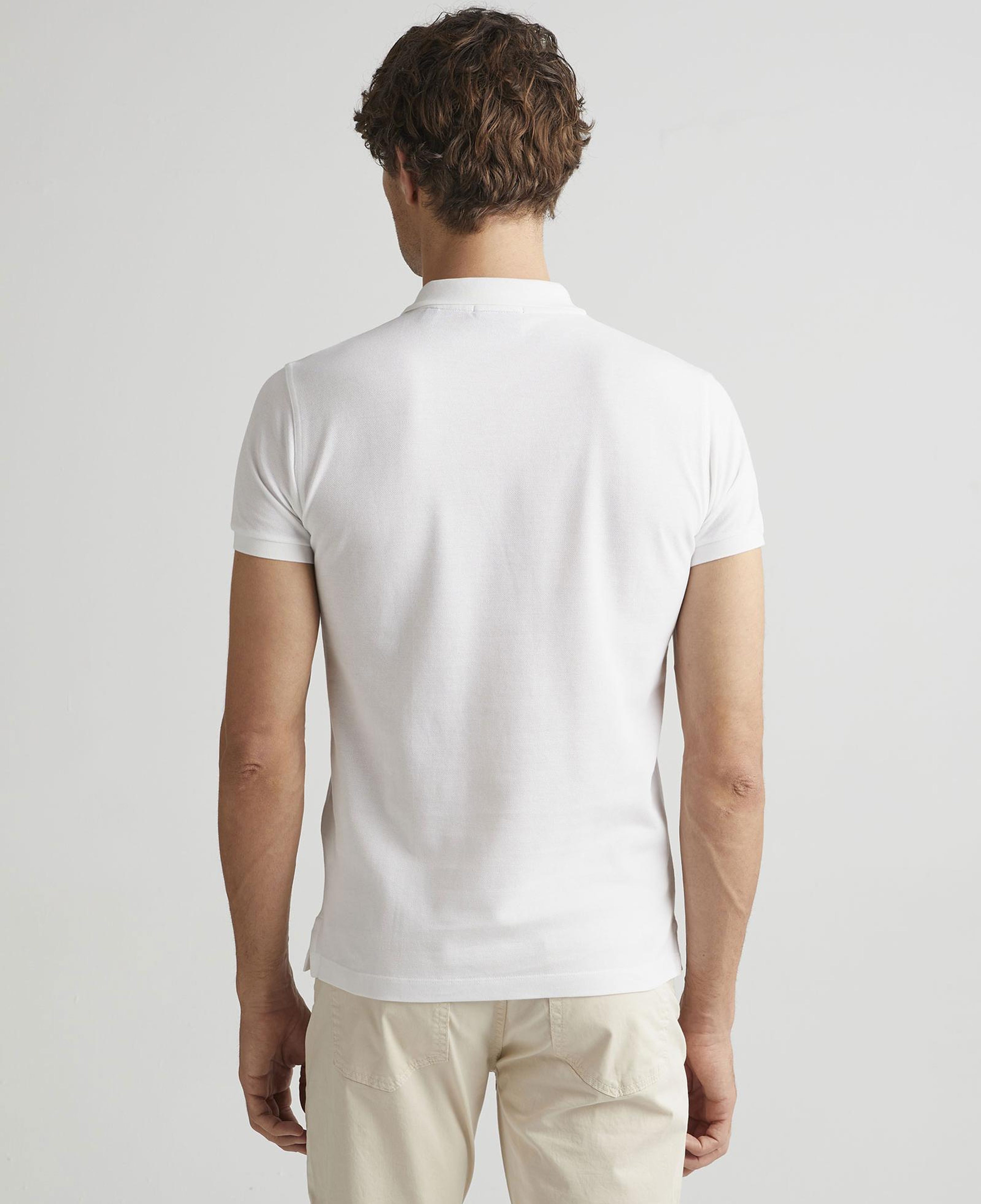 GANT Erkek Beyaz Slim Fit Polo