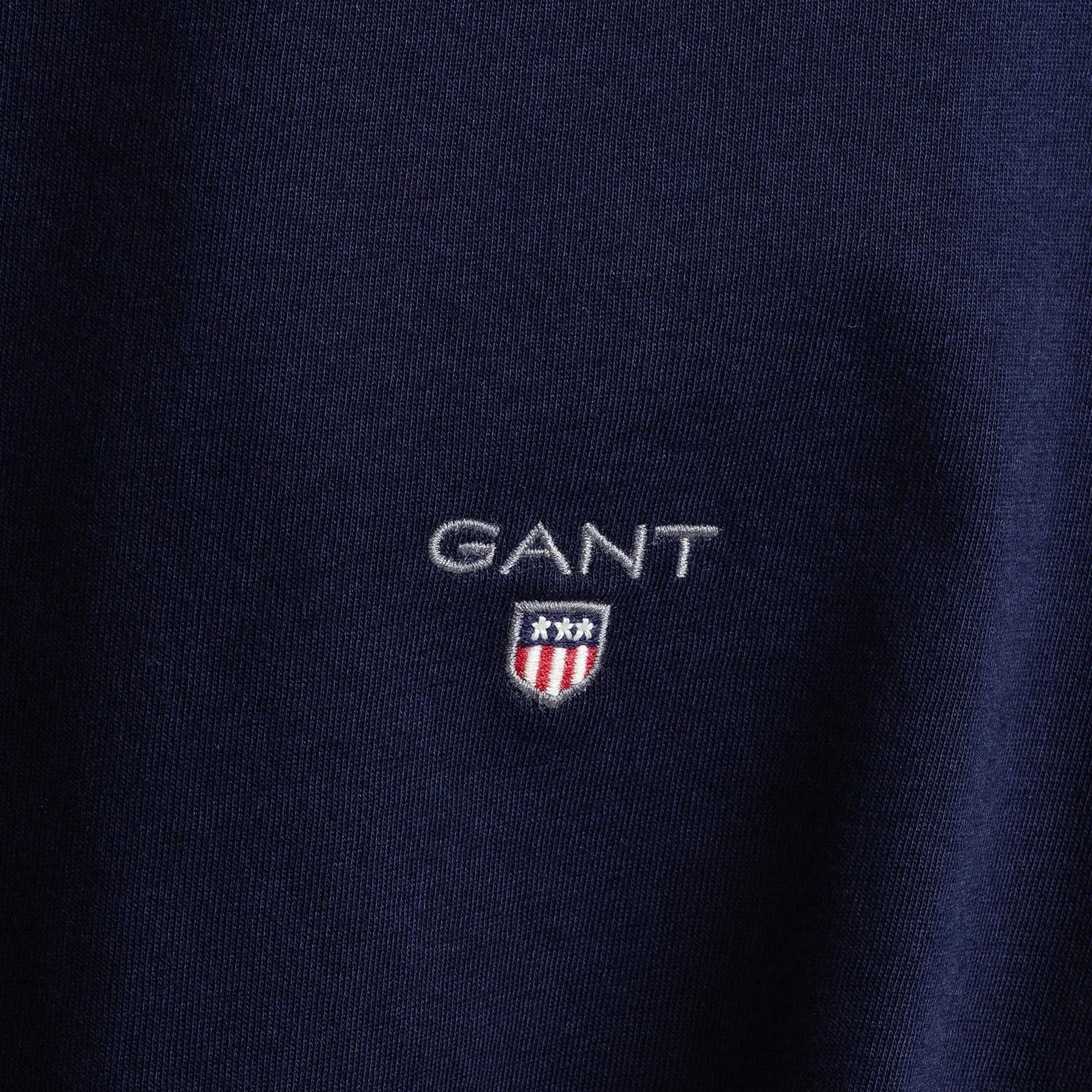 GANT Erkek Lacivert Slim Fit T-Shirt