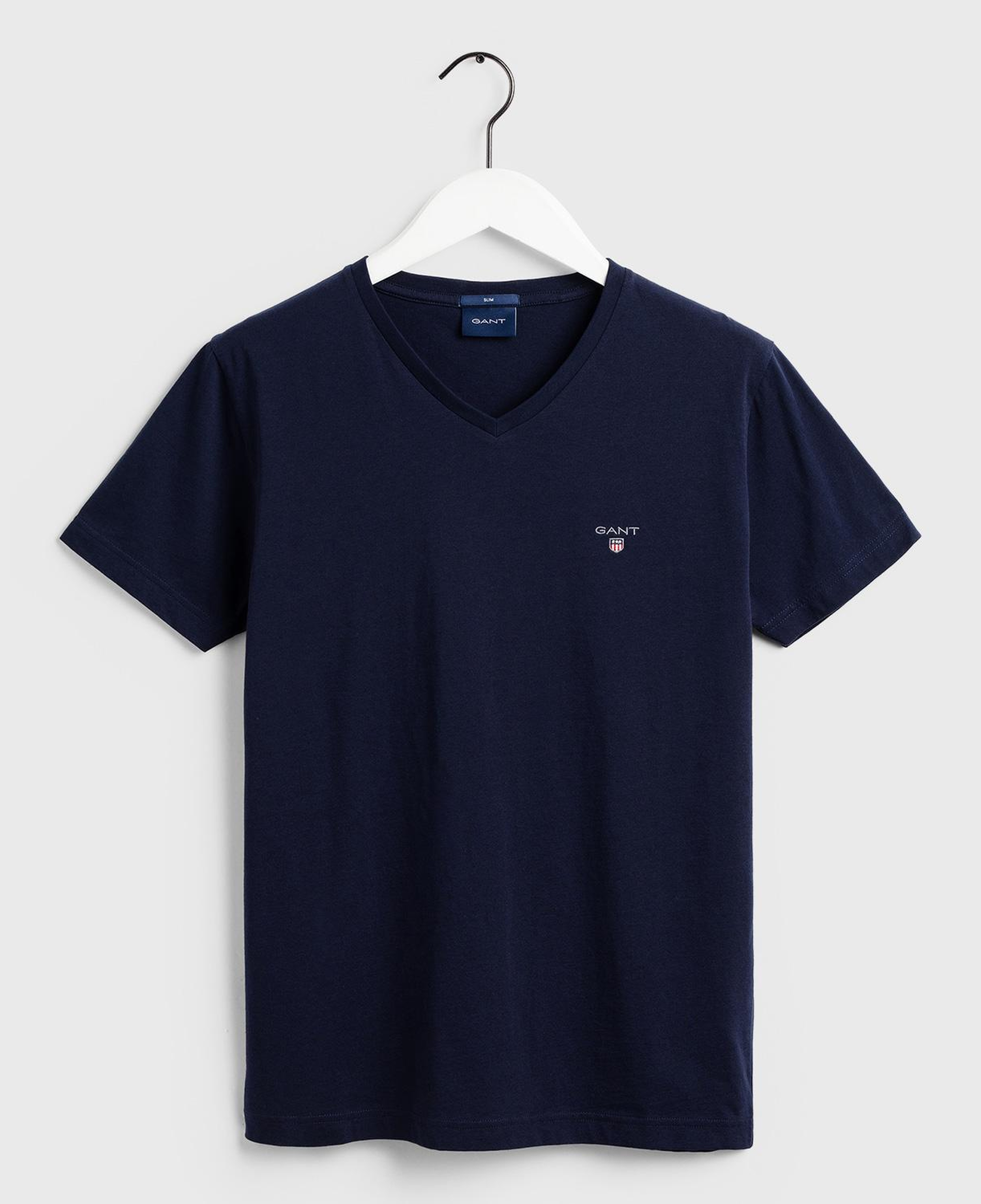 GANT Erkek Lacivert Slim Fit T-Shirt