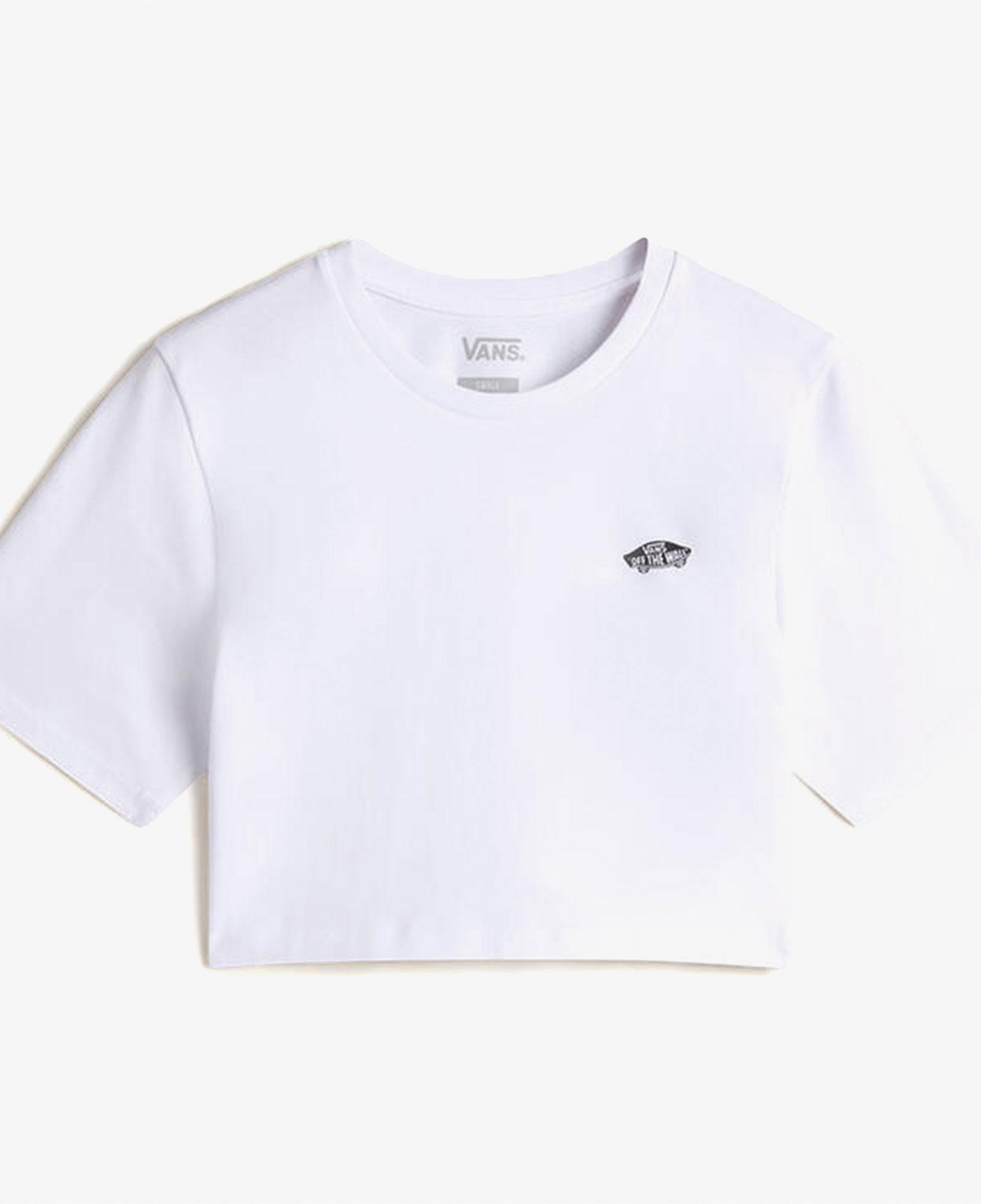 Vans W Style 76 ii Crew Crop Ss Kadın Beyaz T-Shirt