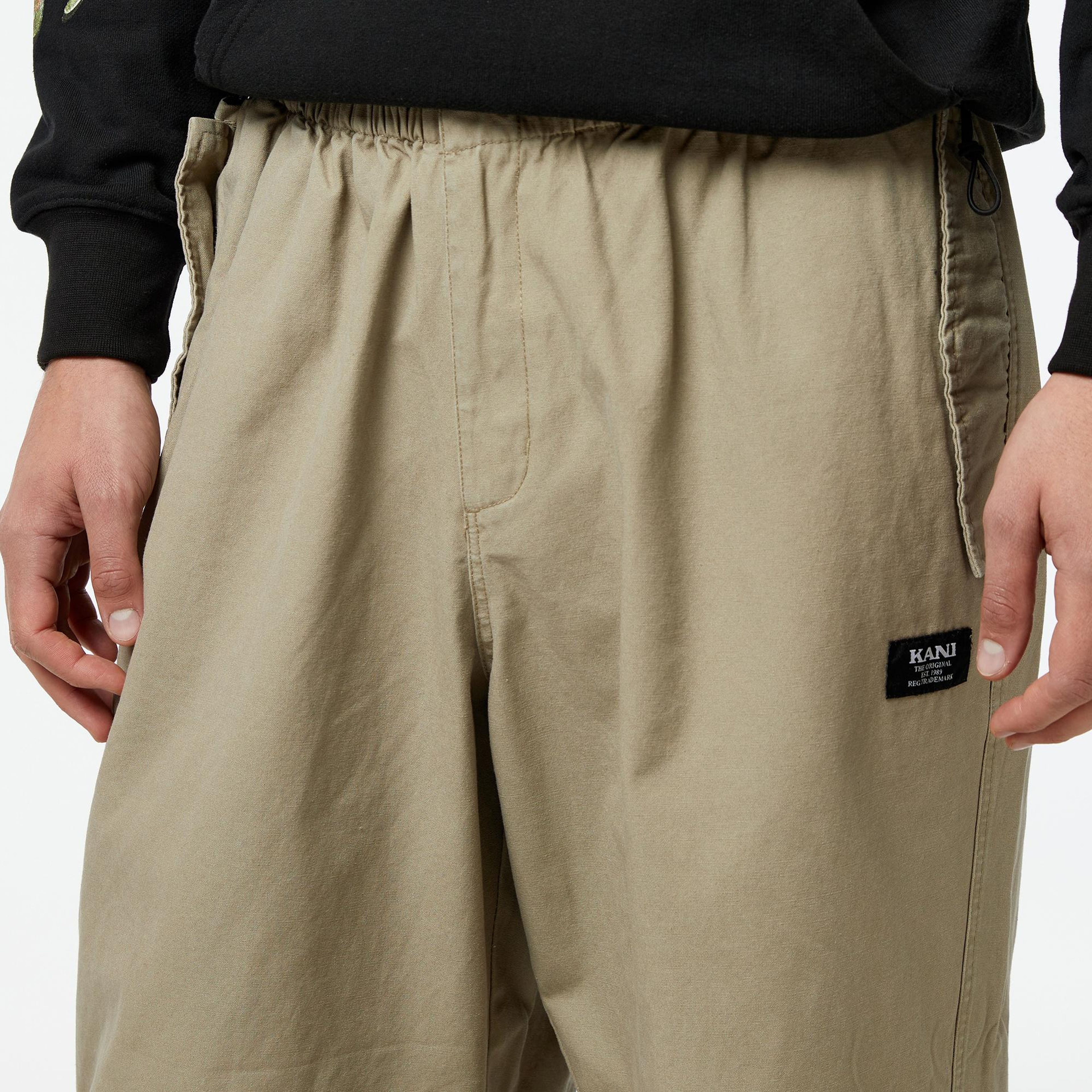 Karl Kani Woven Retro Washed Parachute Erkek Yeşil Pantolon