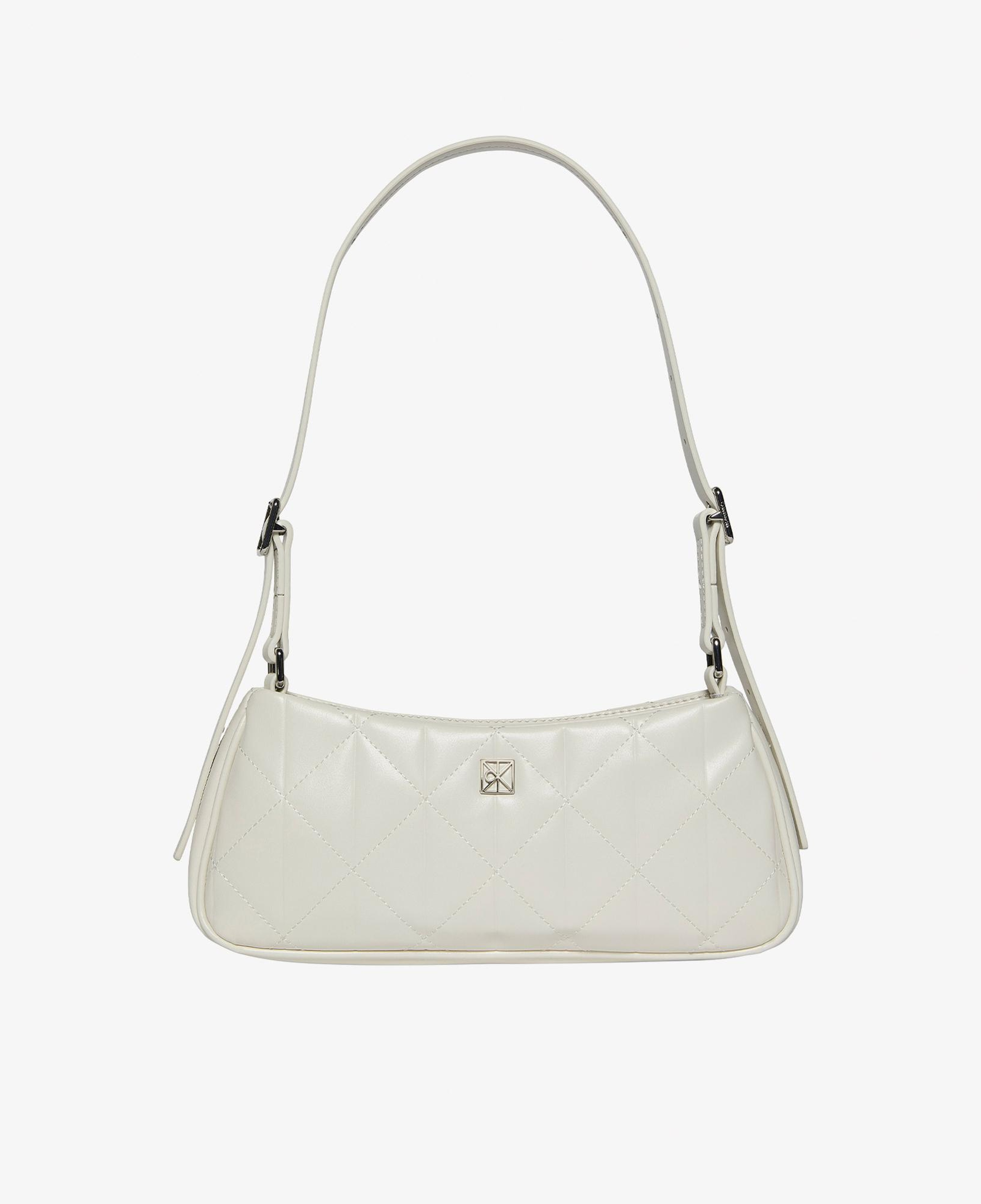 Calvin Klein Quilted Small Kadın Beyaz Omuz Çantası