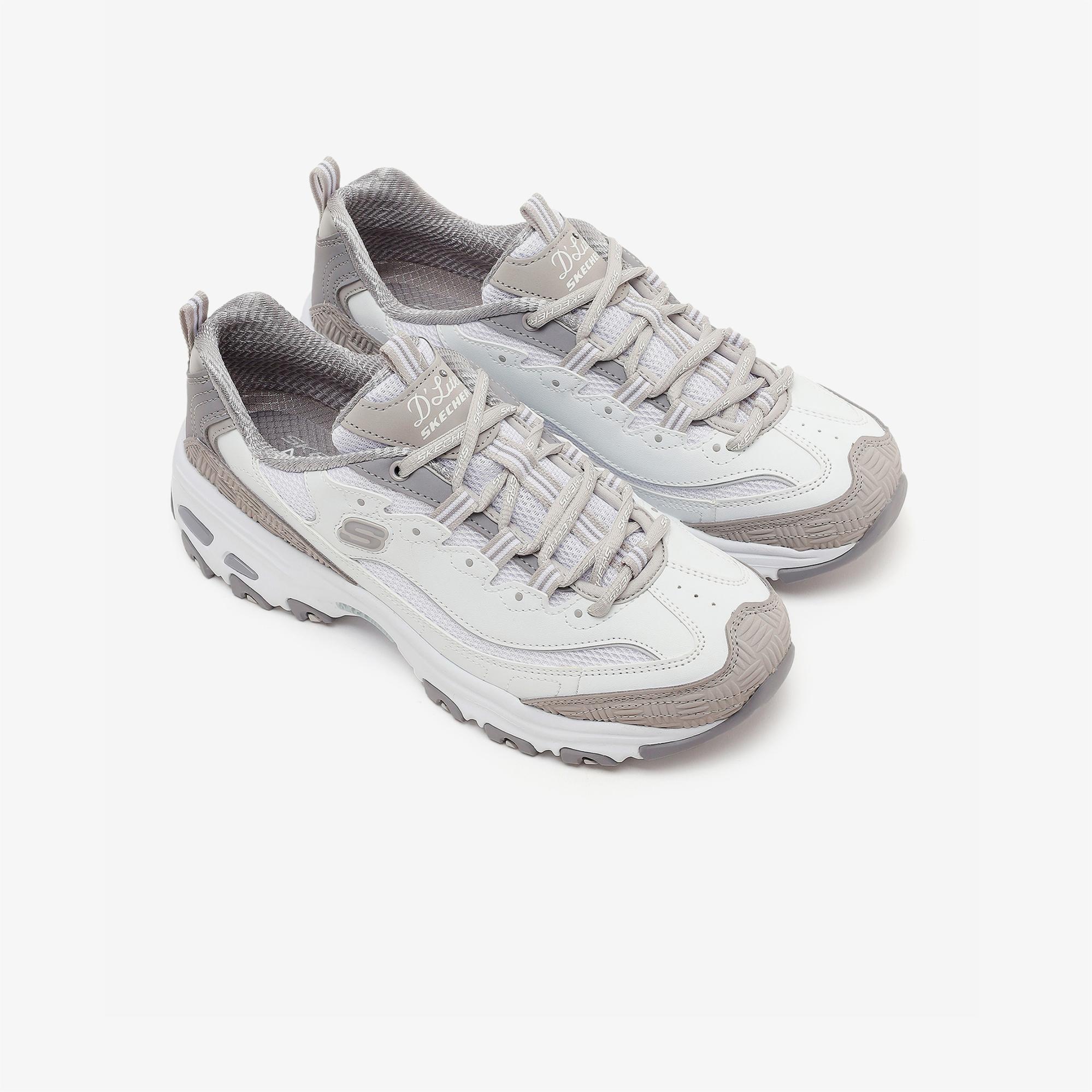 Skechers D'lites 150536 Kadın Beyaz Spor Ayakkabı