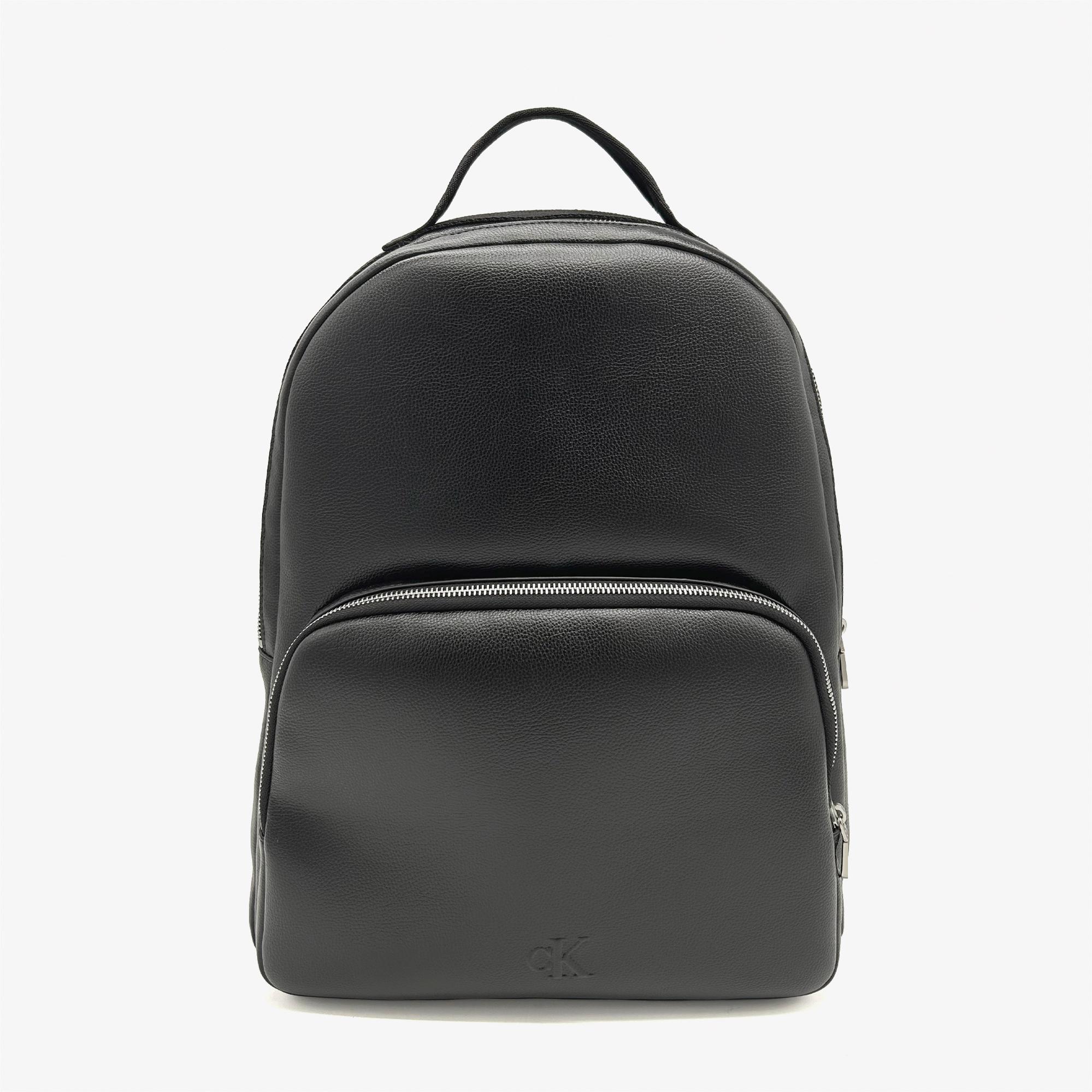 Calvin Klein Webbing Strap Round Erkek Siyah Sırt Çantası