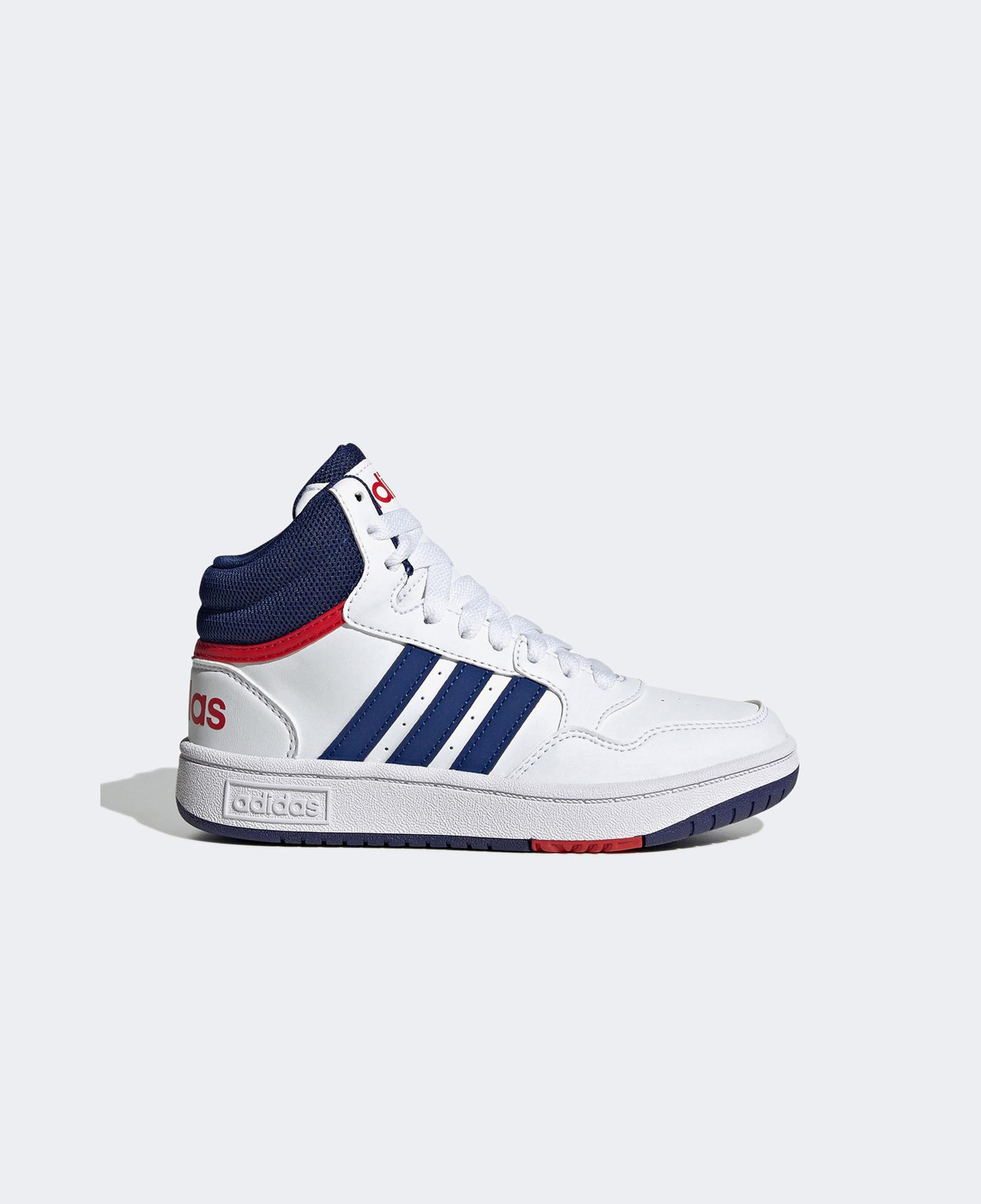 adidas Sportswear Hoops 3.0 Mid Çocuk Beyaz Spor Ayakkabı