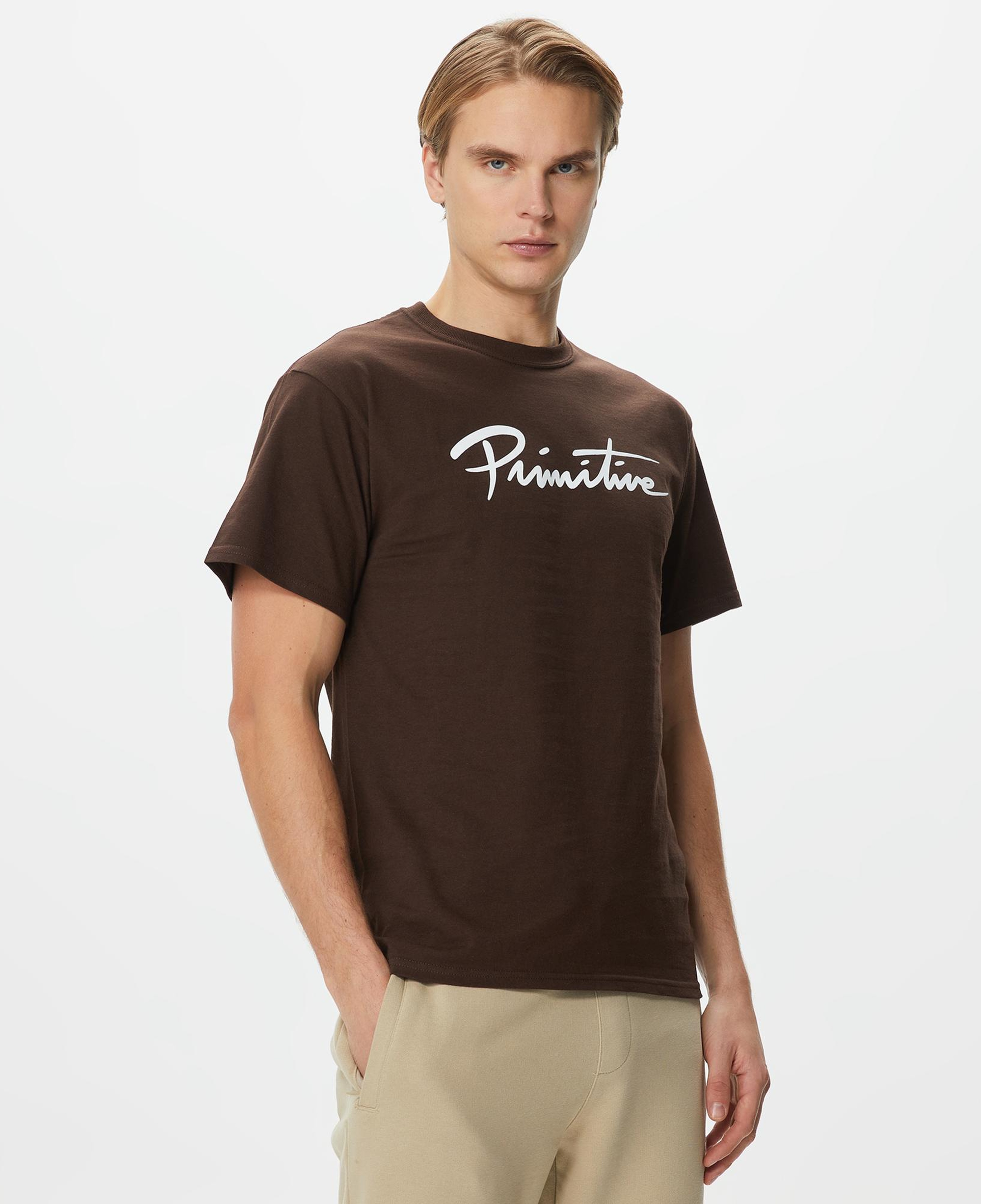 Primitive Nuevo Erkek Kahverengi T-Shirt