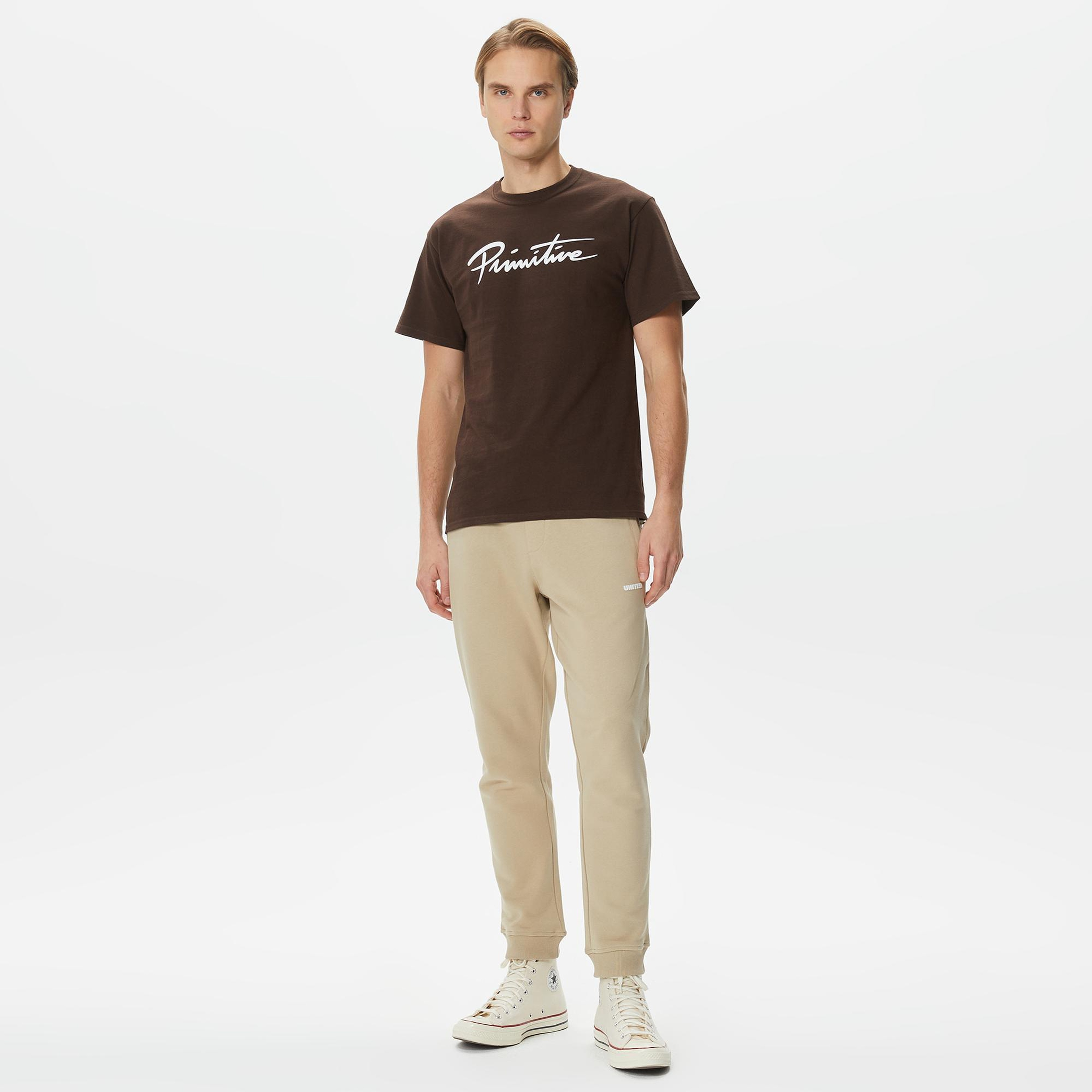 Primitive Nuevo Erkek Kahverengi T-Shirt