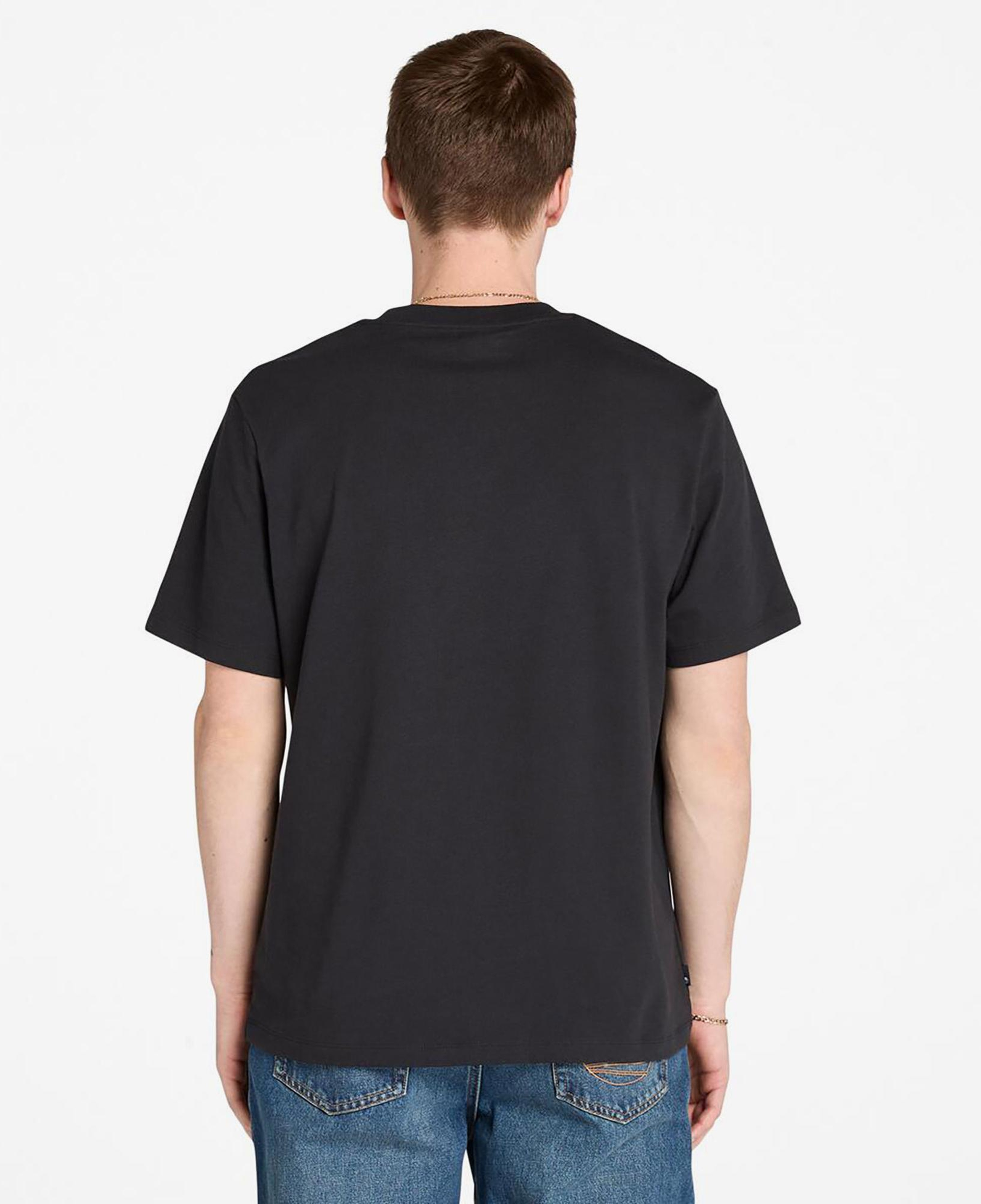 Timberland Holiday Front Graphic Erkek Siyah T-Shirt