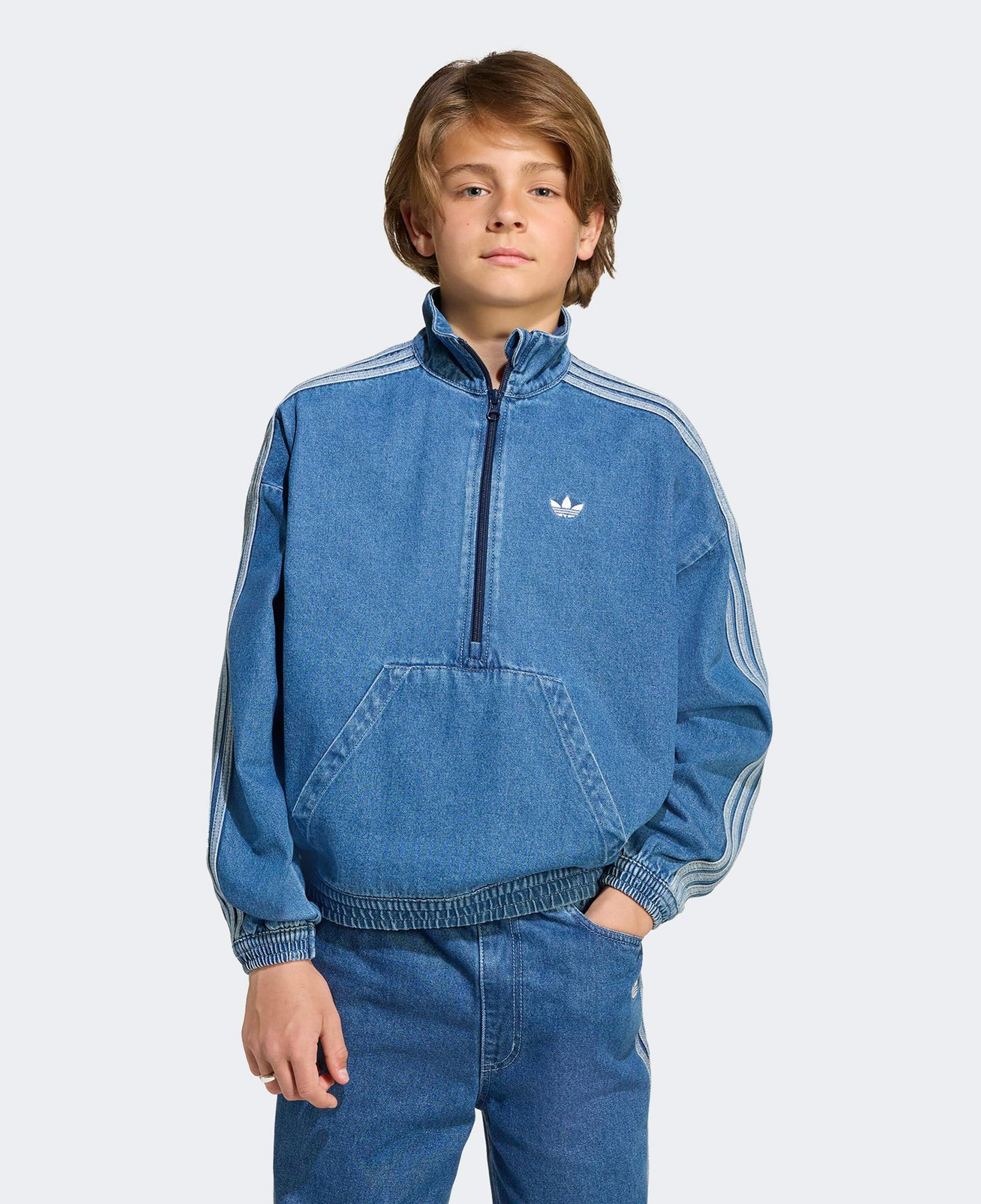 adidas Jacket Çocuk Mavi Ceket