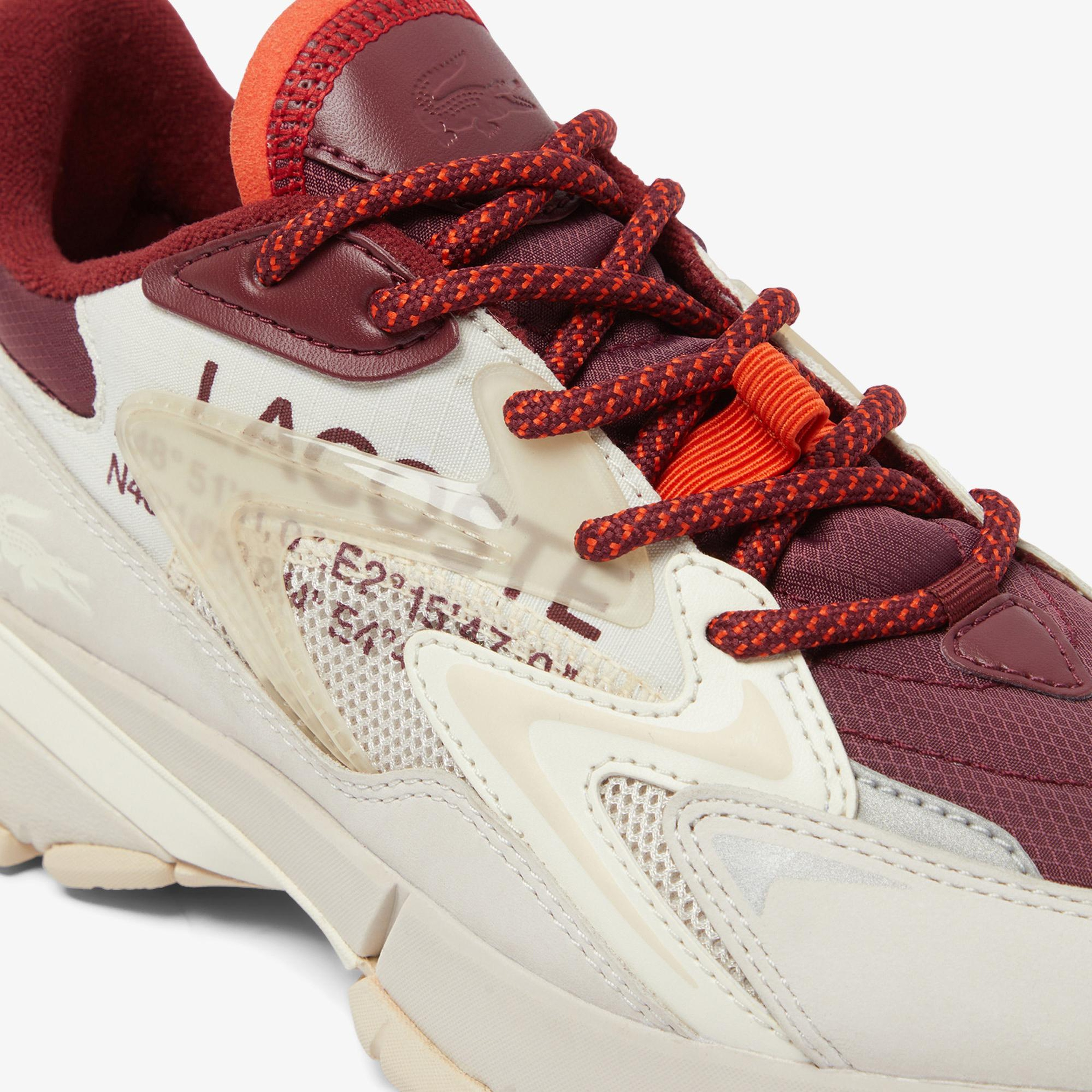 Lacoste L003 Neo Tech Kadın Beyaz/Bordo Sneaker