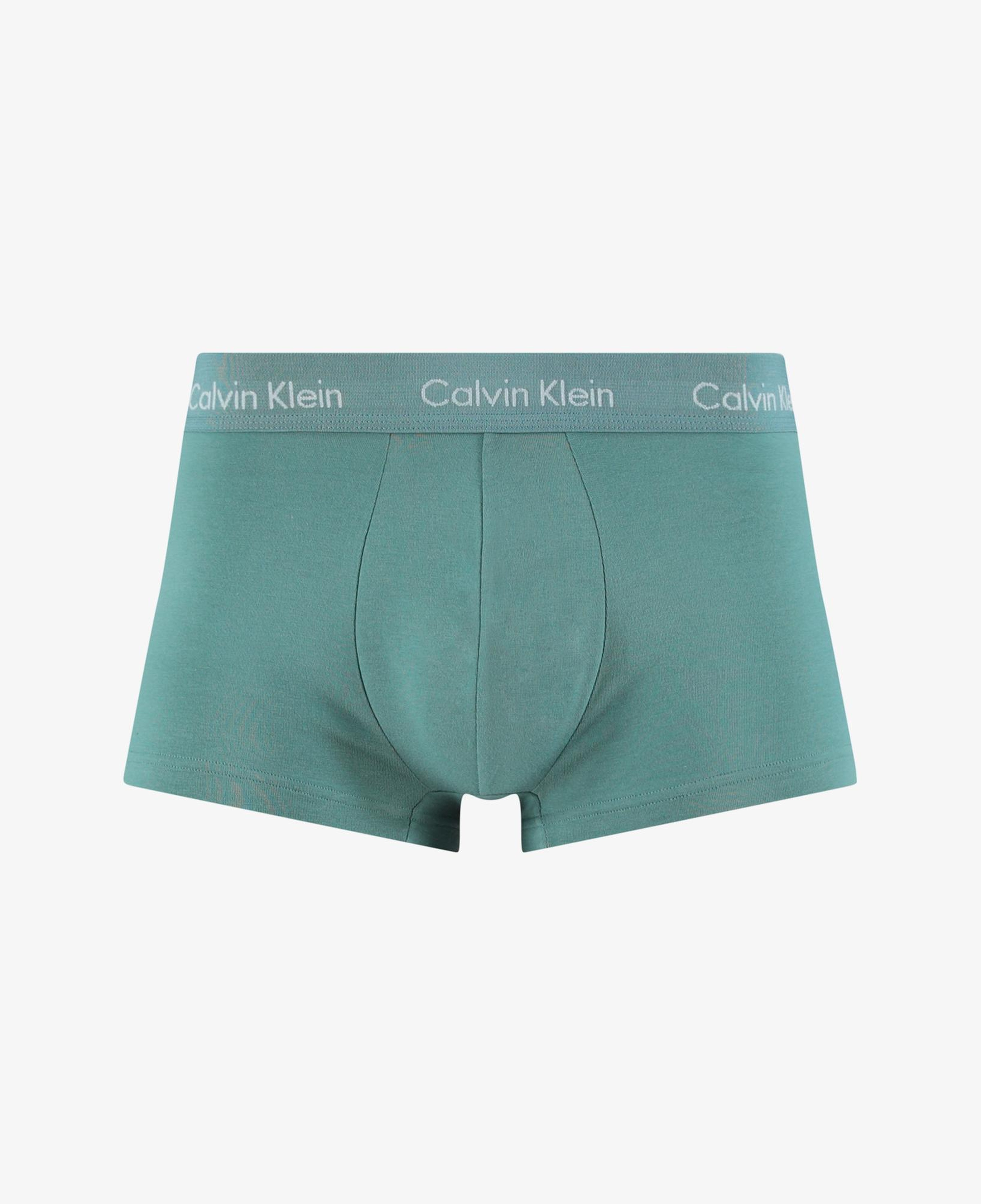 Calvin Klein Low Rise Trunk 3'lü Erkek Mint/Yeşil/Siyah Boxer
