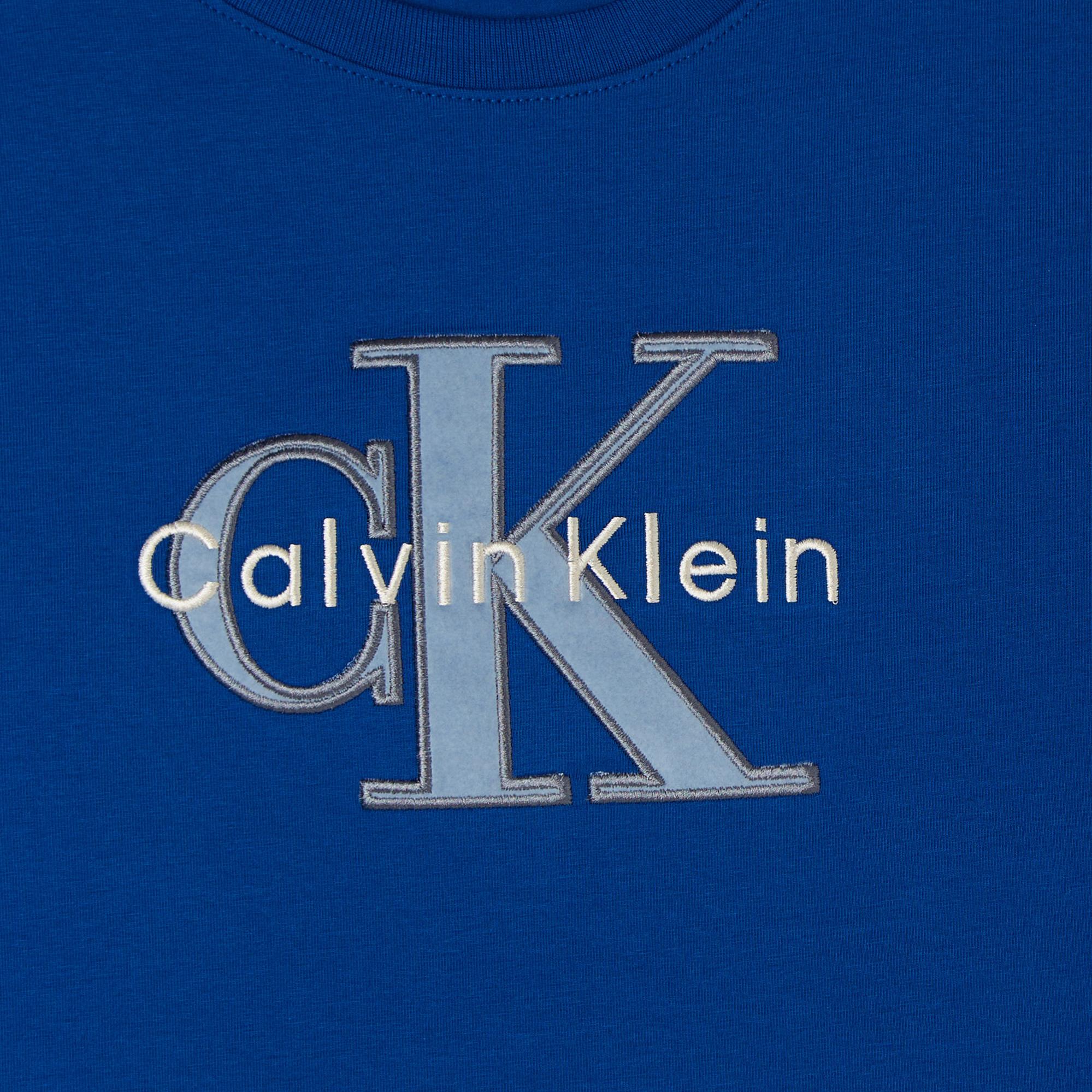 Calvin Klein Monologo Çocuk Mavi T-Shirt