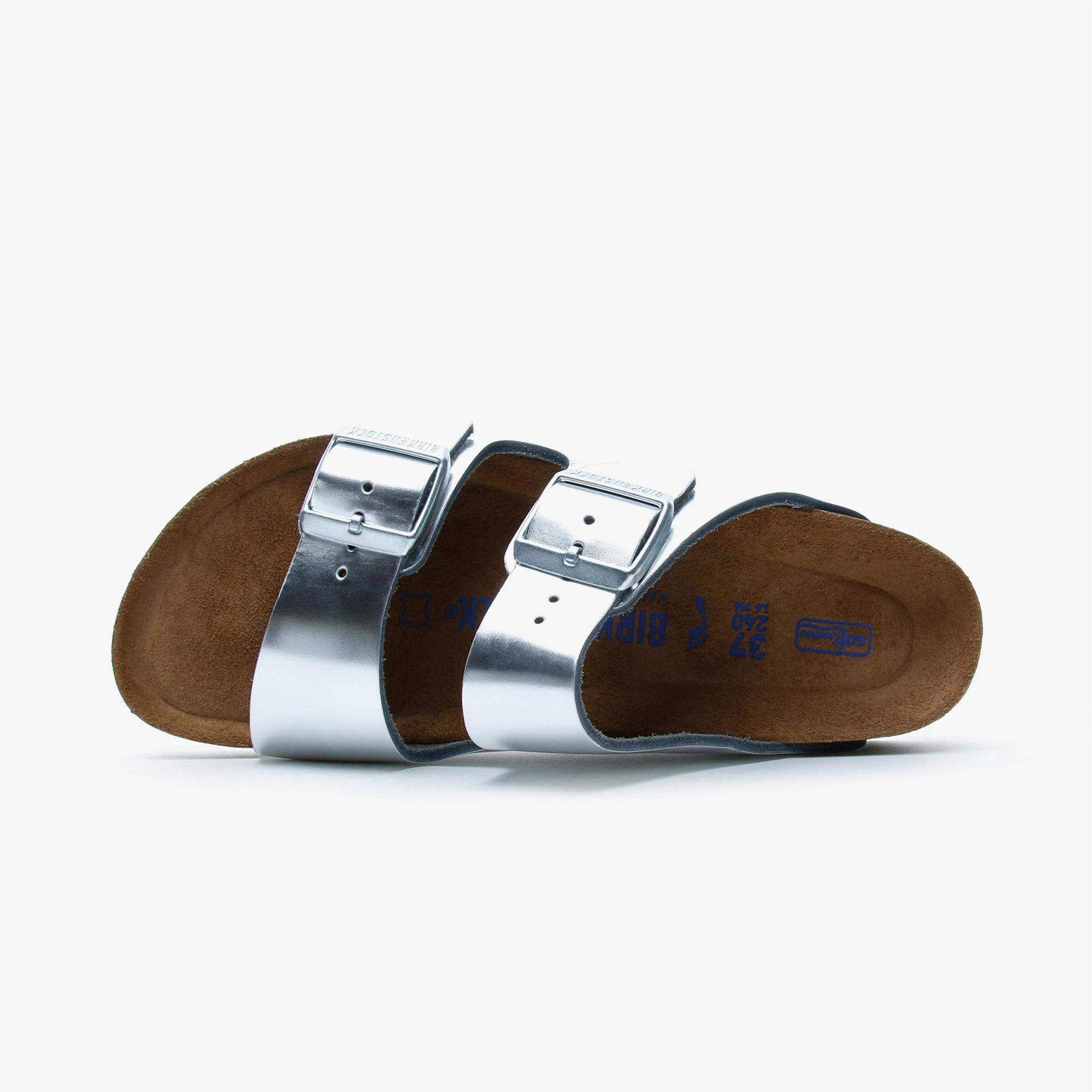 Birkenstock Arizona Kadın Metalik Gri Terlik