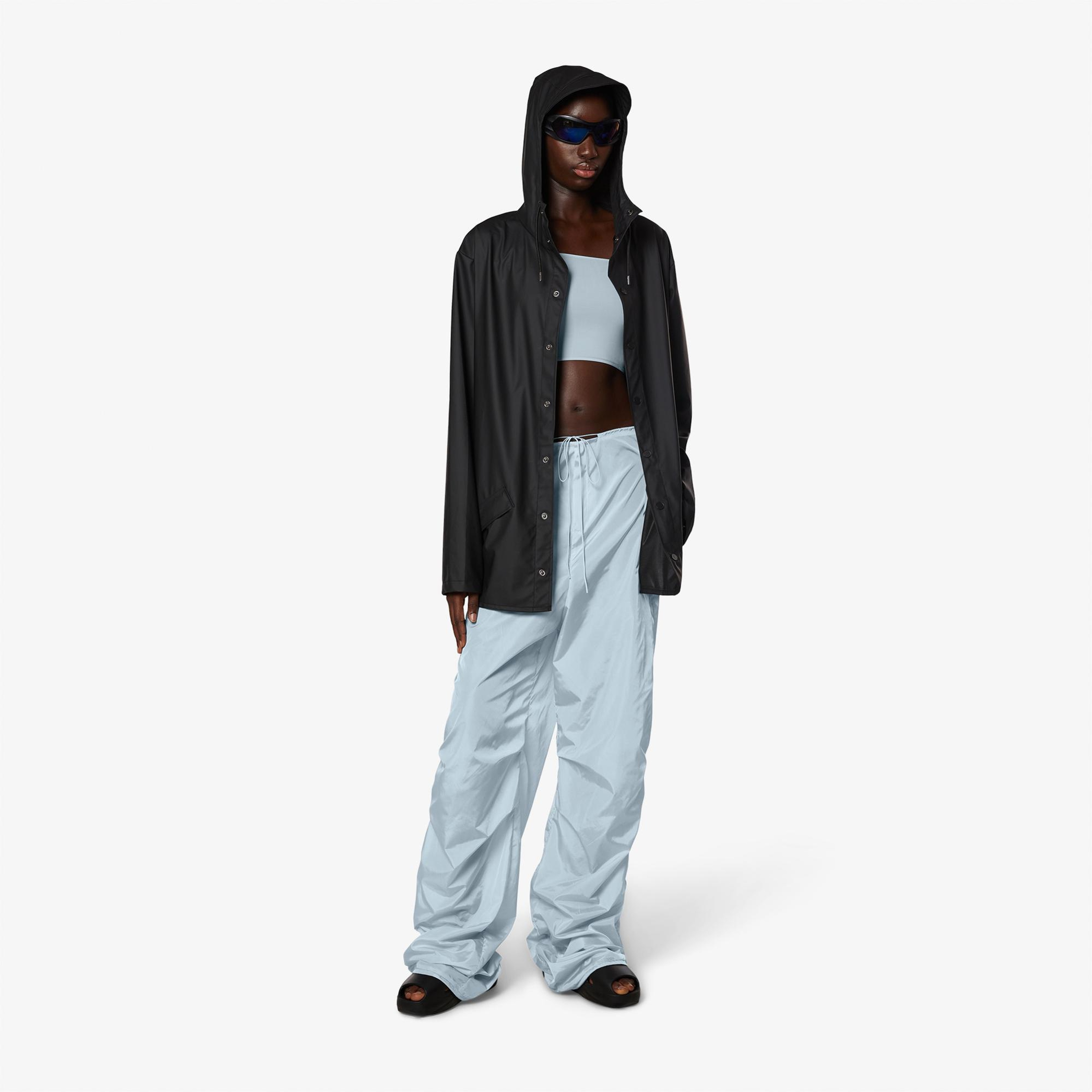 Rains Waterproof Kadın Siyah Yağmurluk