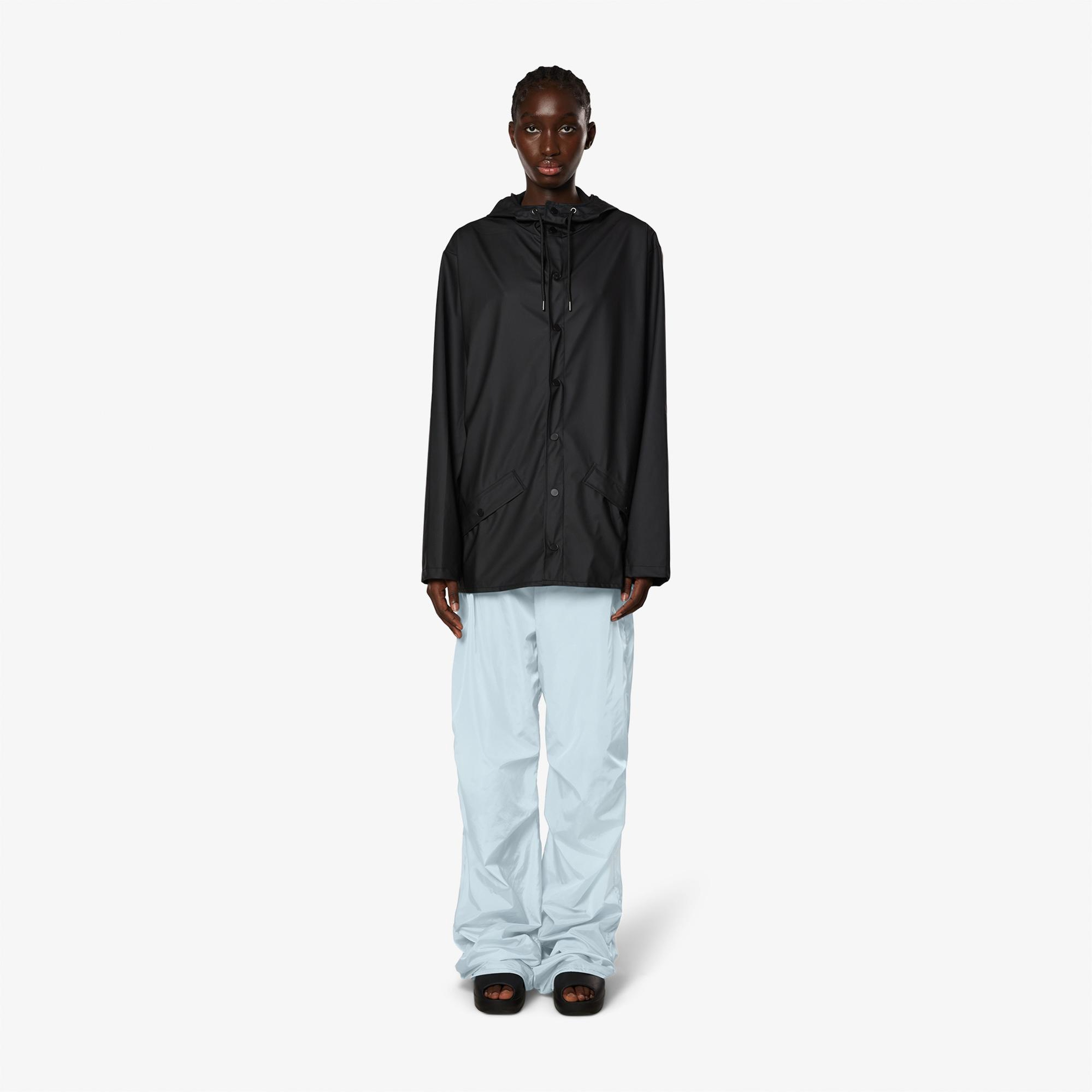 Rains Waterproof Kadın Siyah Yağmurluk