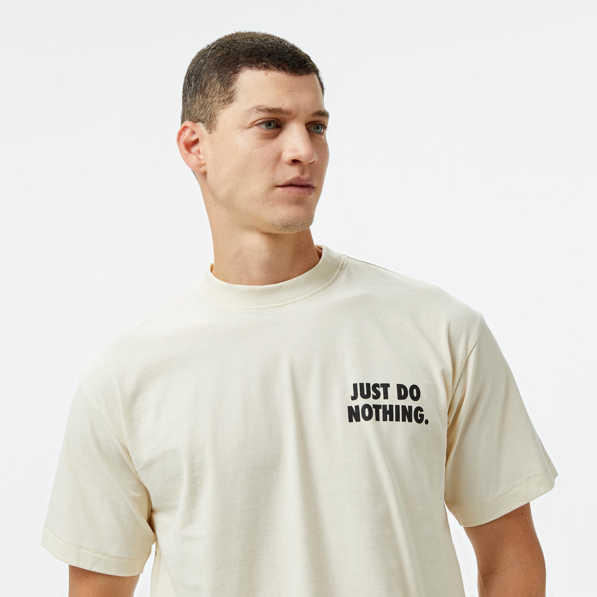 Market Just Do Nothing Fall Erkek Krem T-Shirt