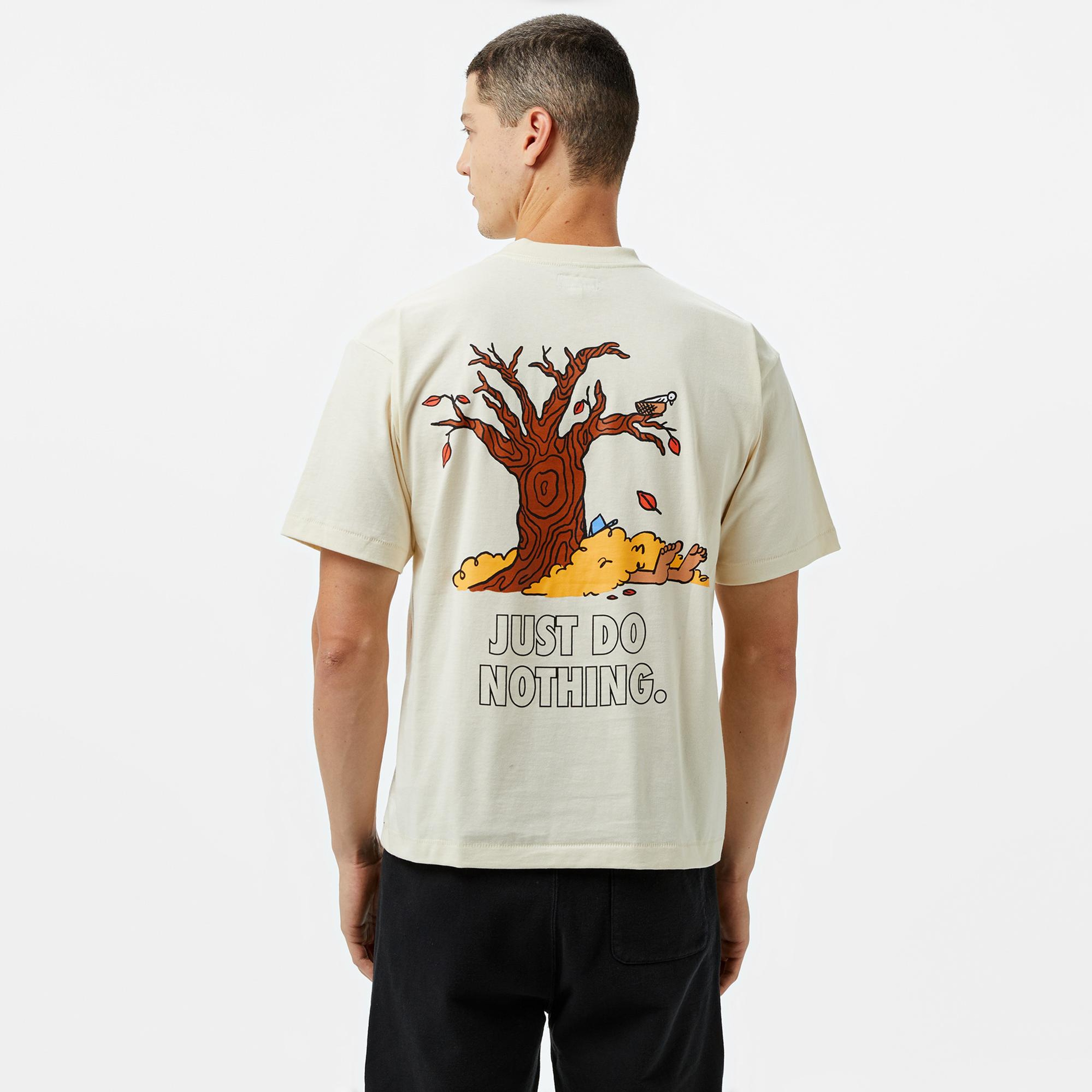Market Just Do Nothing Fall Erkek Krem T-Shirt