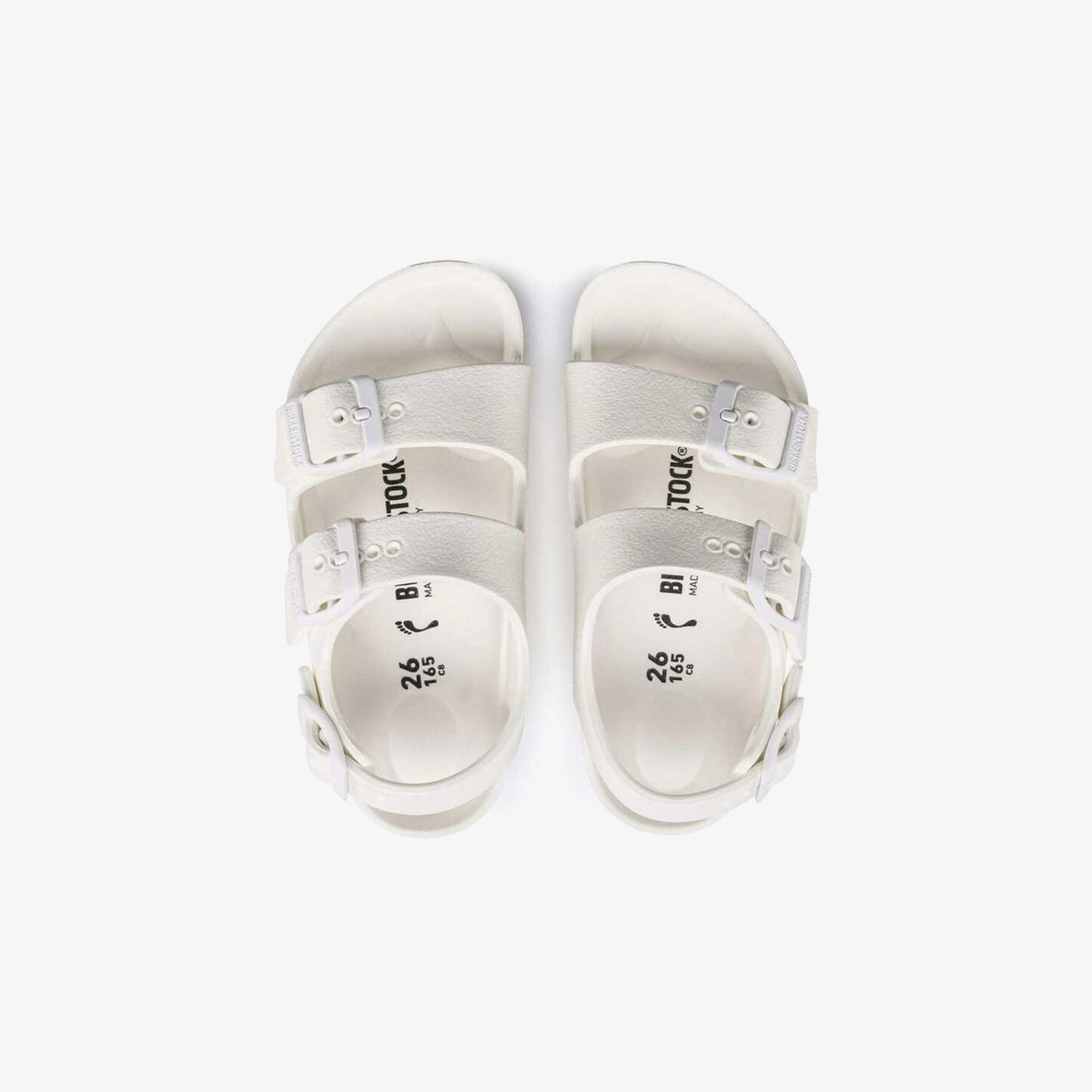 Birkenstock Milano Eva Bebek Beyaz Sandalet