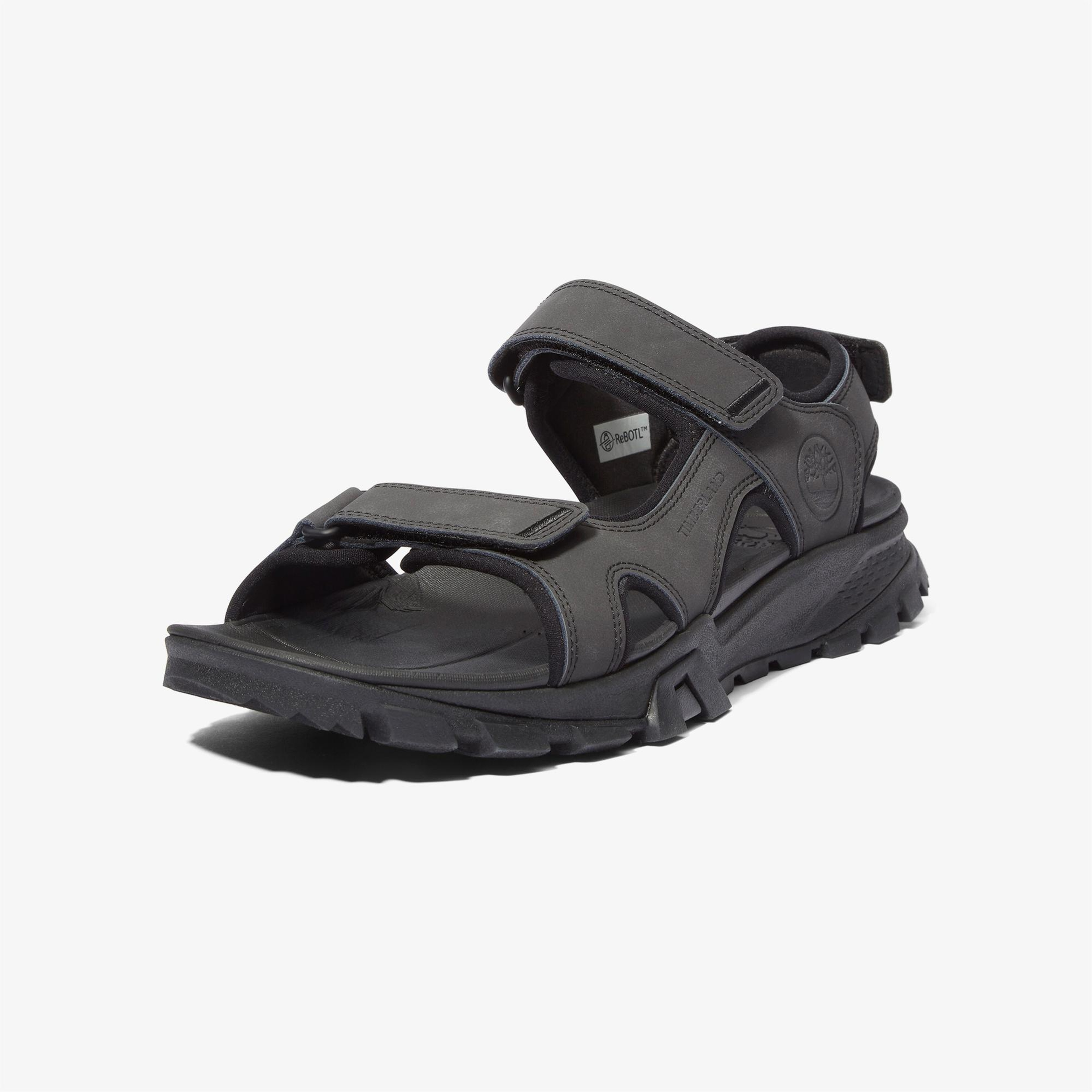 Timberland Lincoln Peak Backstrap Erkek Siyah Sandalet