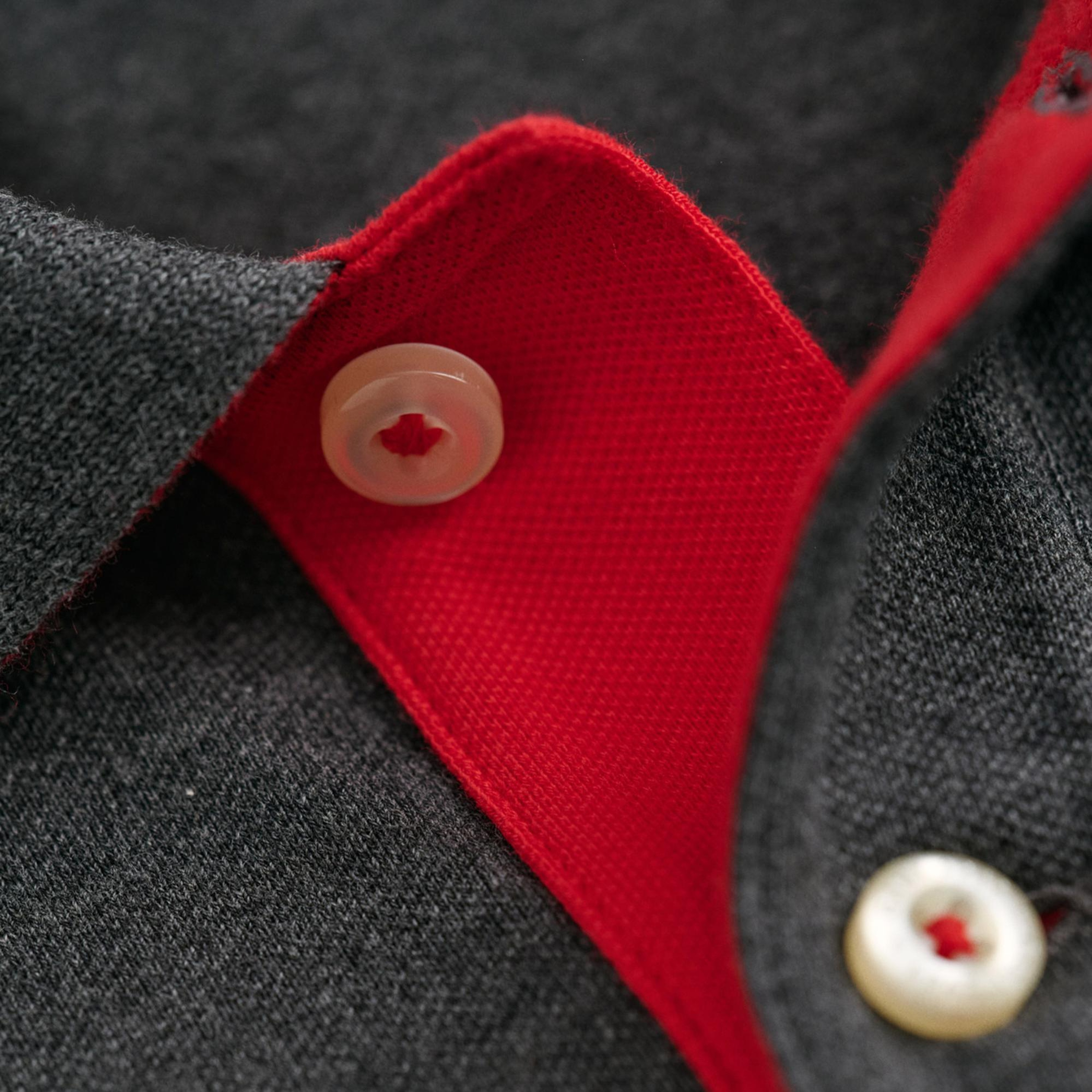 Gant Erkek Gri Regular Fit Polo