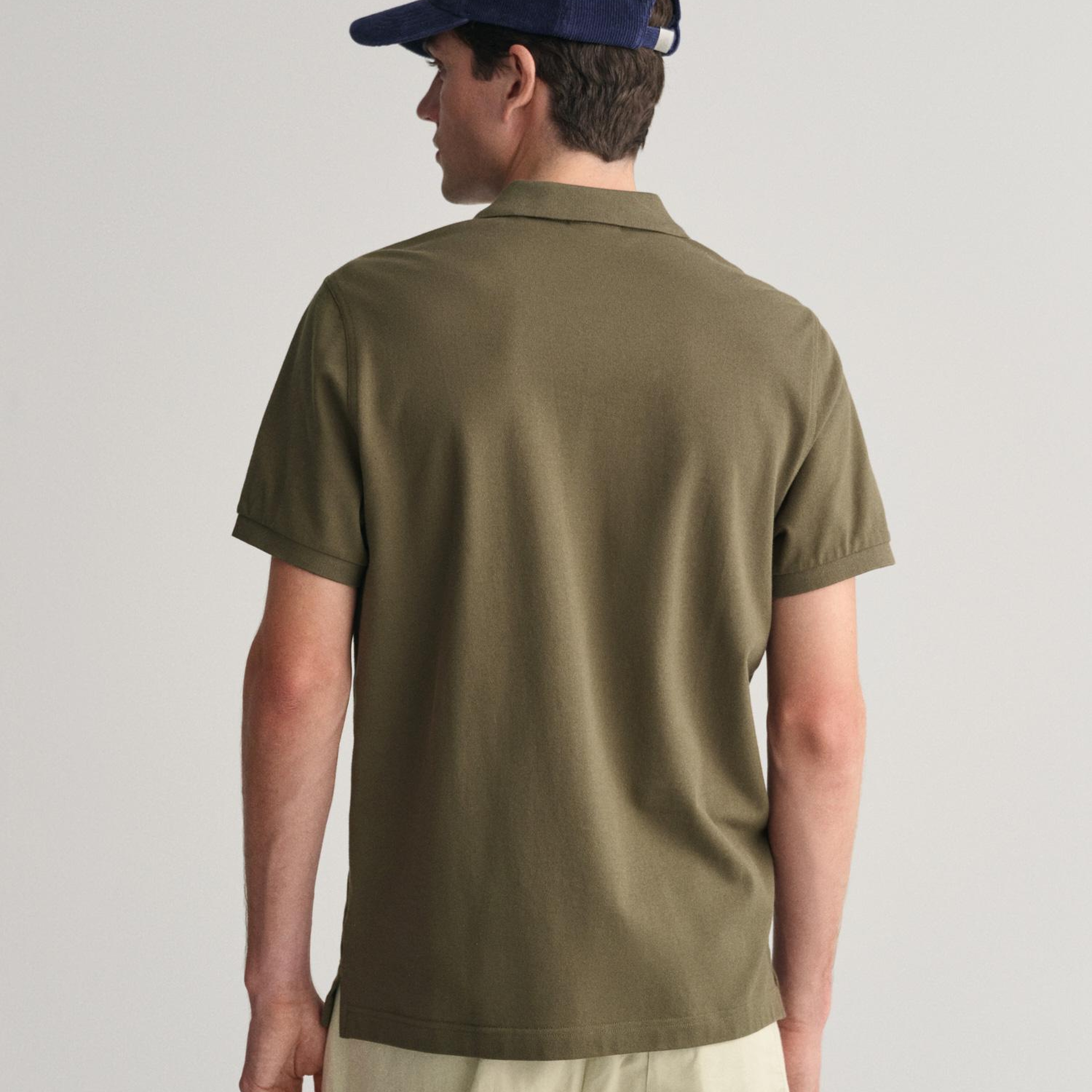 GANT Erkek Yeşil Regular Fit Polo