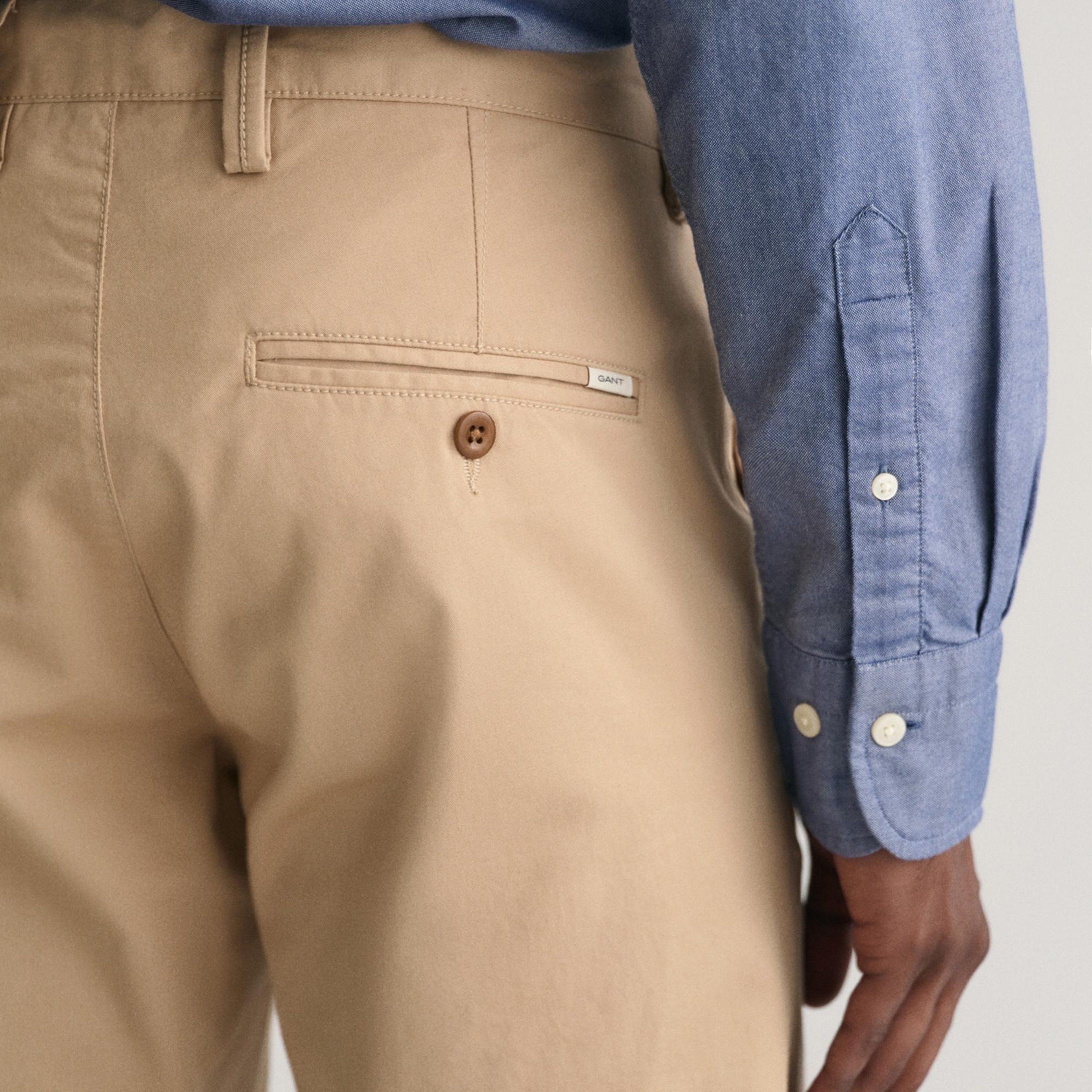 GANT Erkek Bej Slim Fit Chino Pantolon