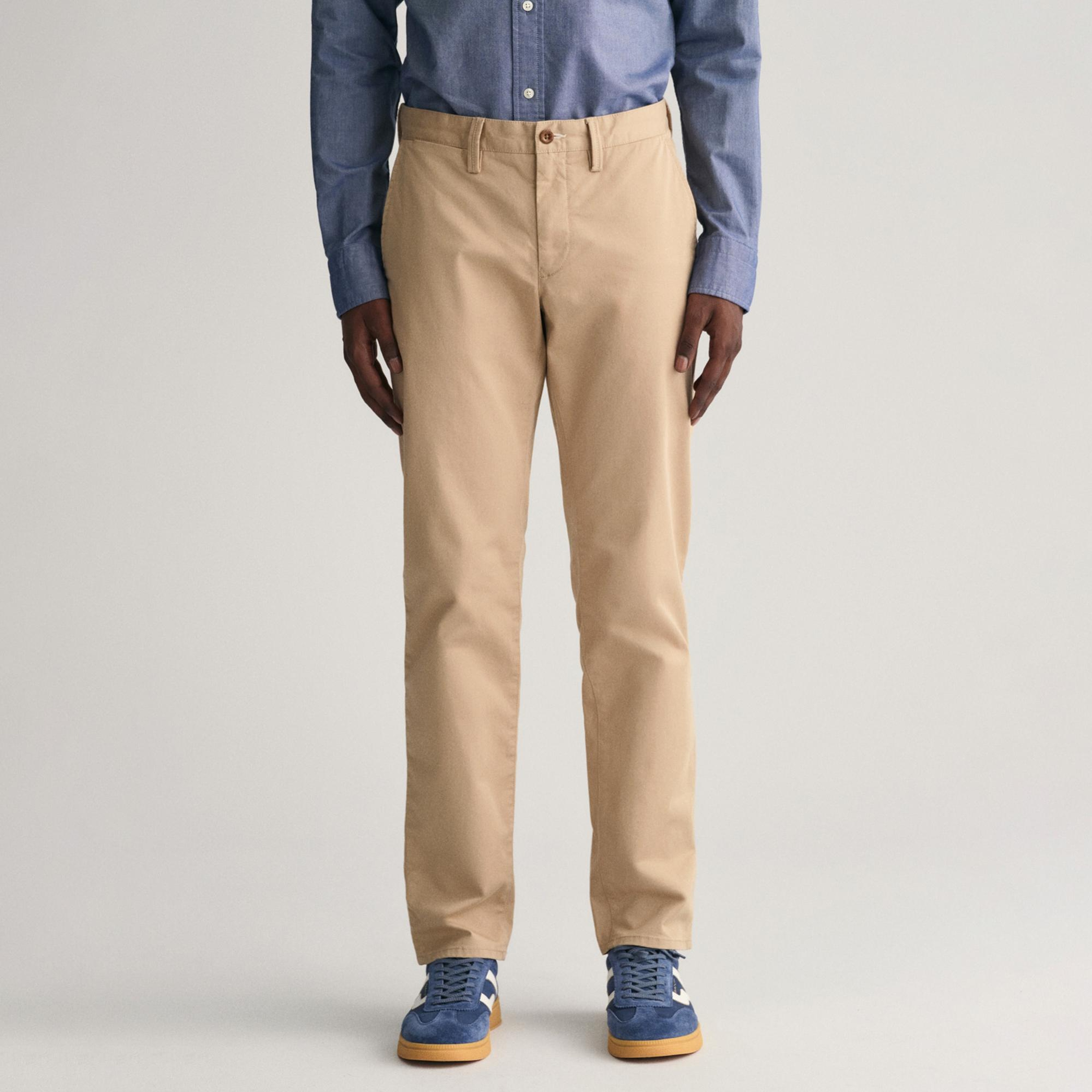 GANT Erkek Bej Slim Fit Chino Pantolon