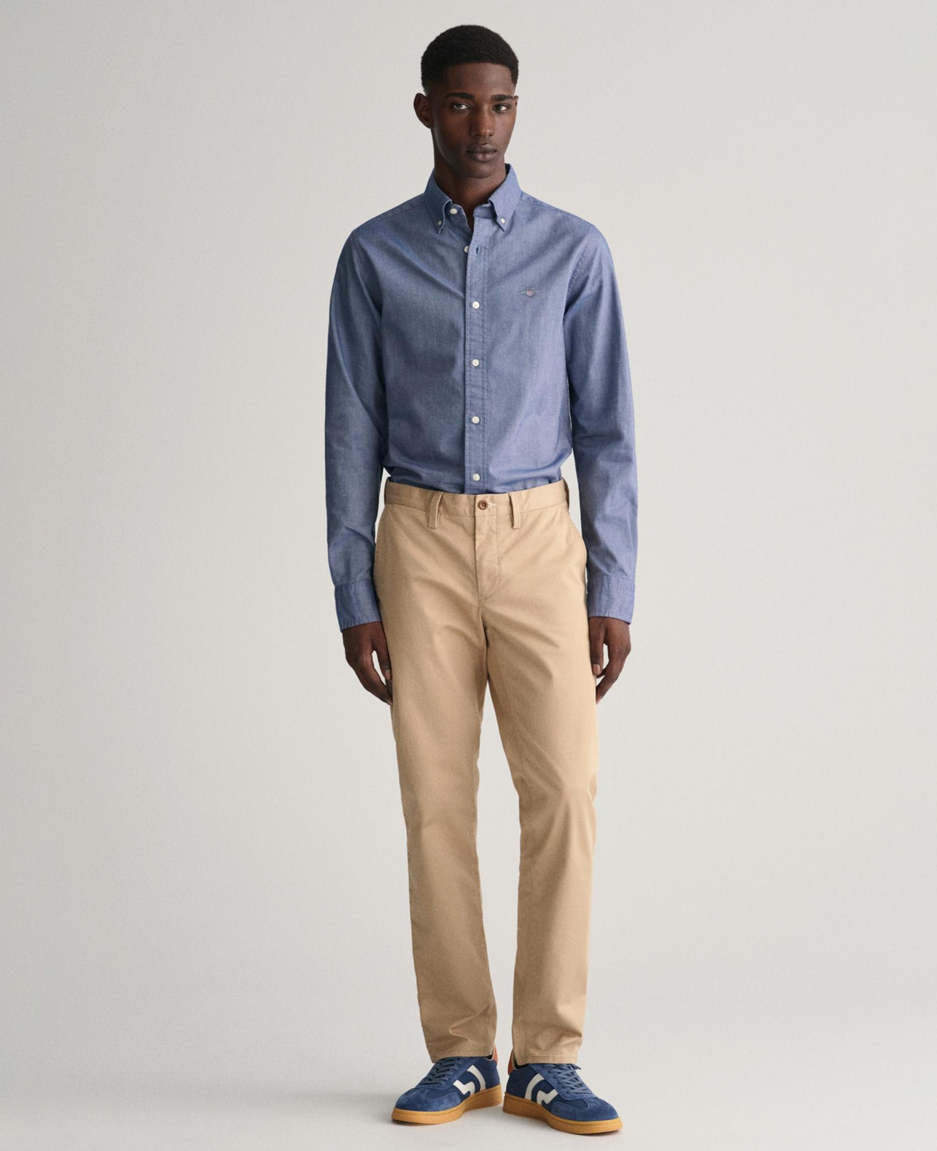 GANT Erkek Bej Slim Fit Chino Pantolon