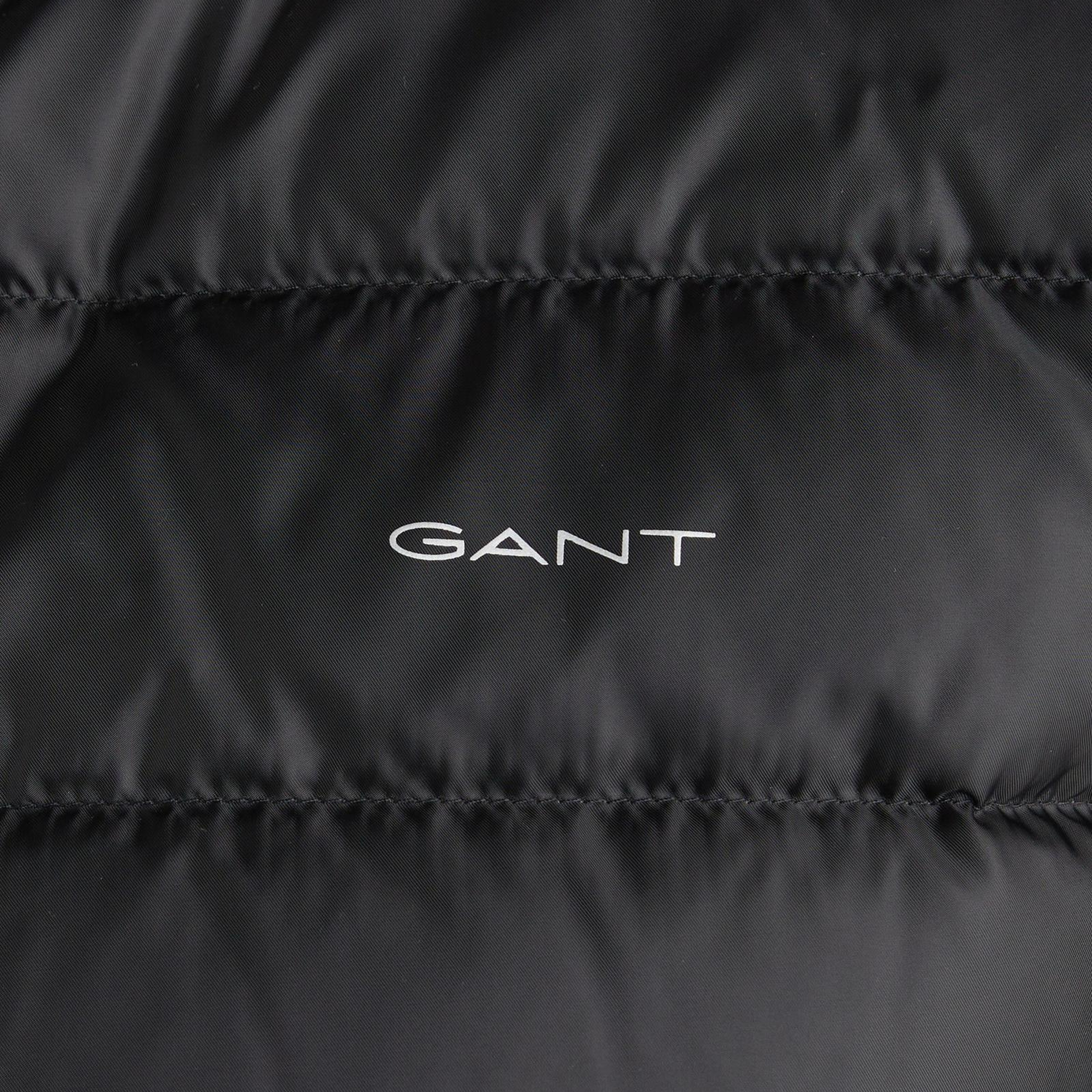 GANT Erkek Siyah Regular Fit Dik Yaka Kaz Tüyü Yelek