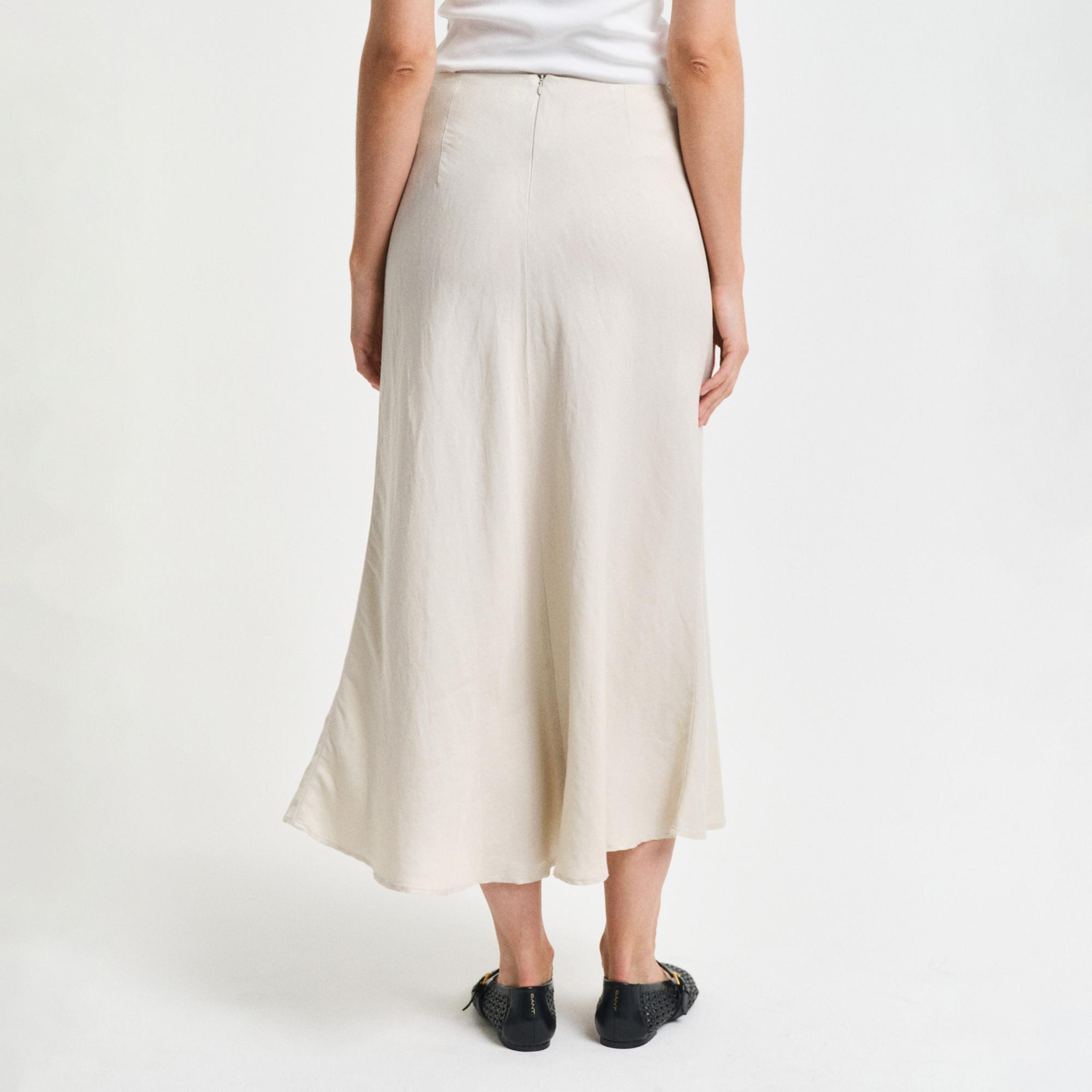 GANT Kadın Krem Regular Fit Etek