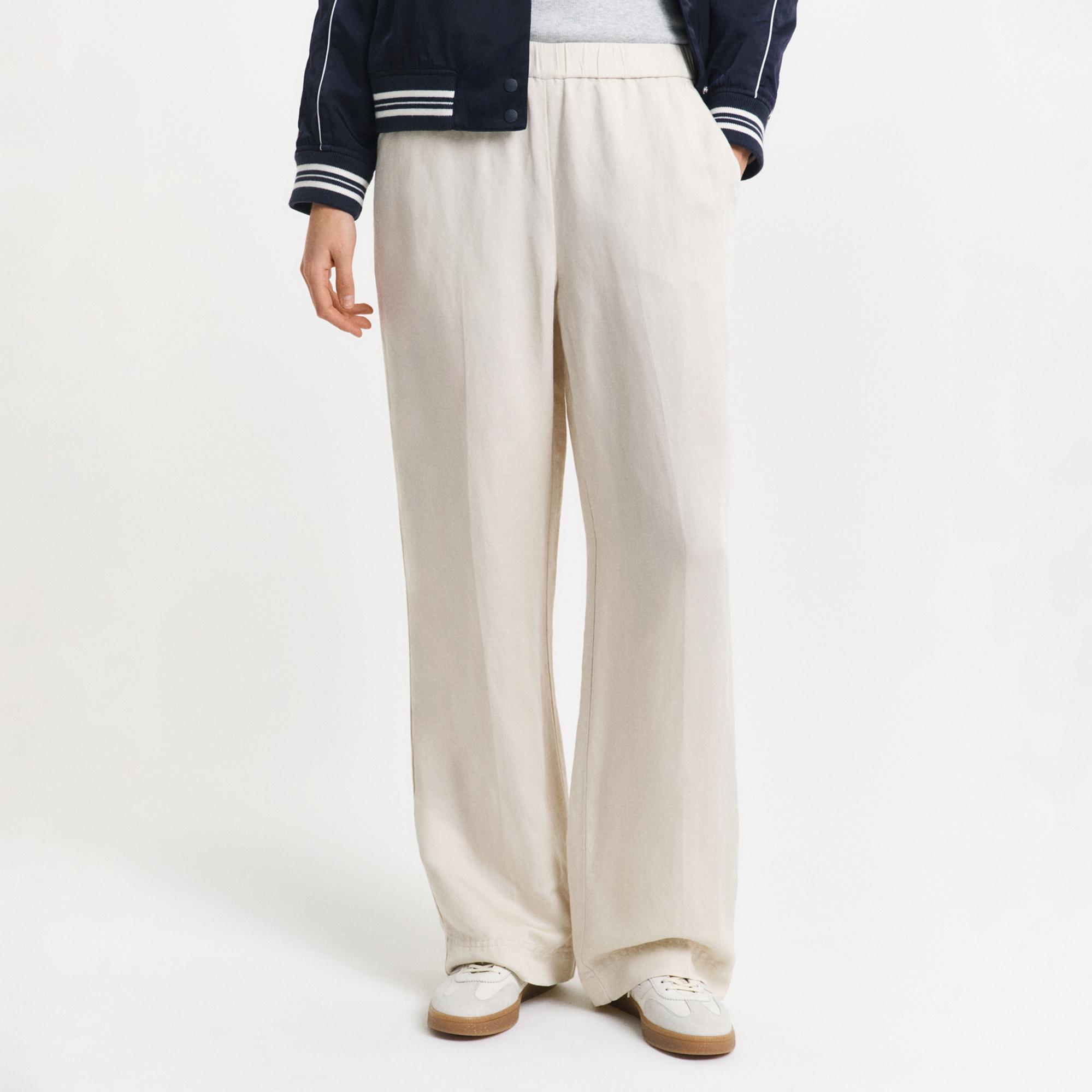 GANT Kadın Pembe Relaxed Fit Pantolon