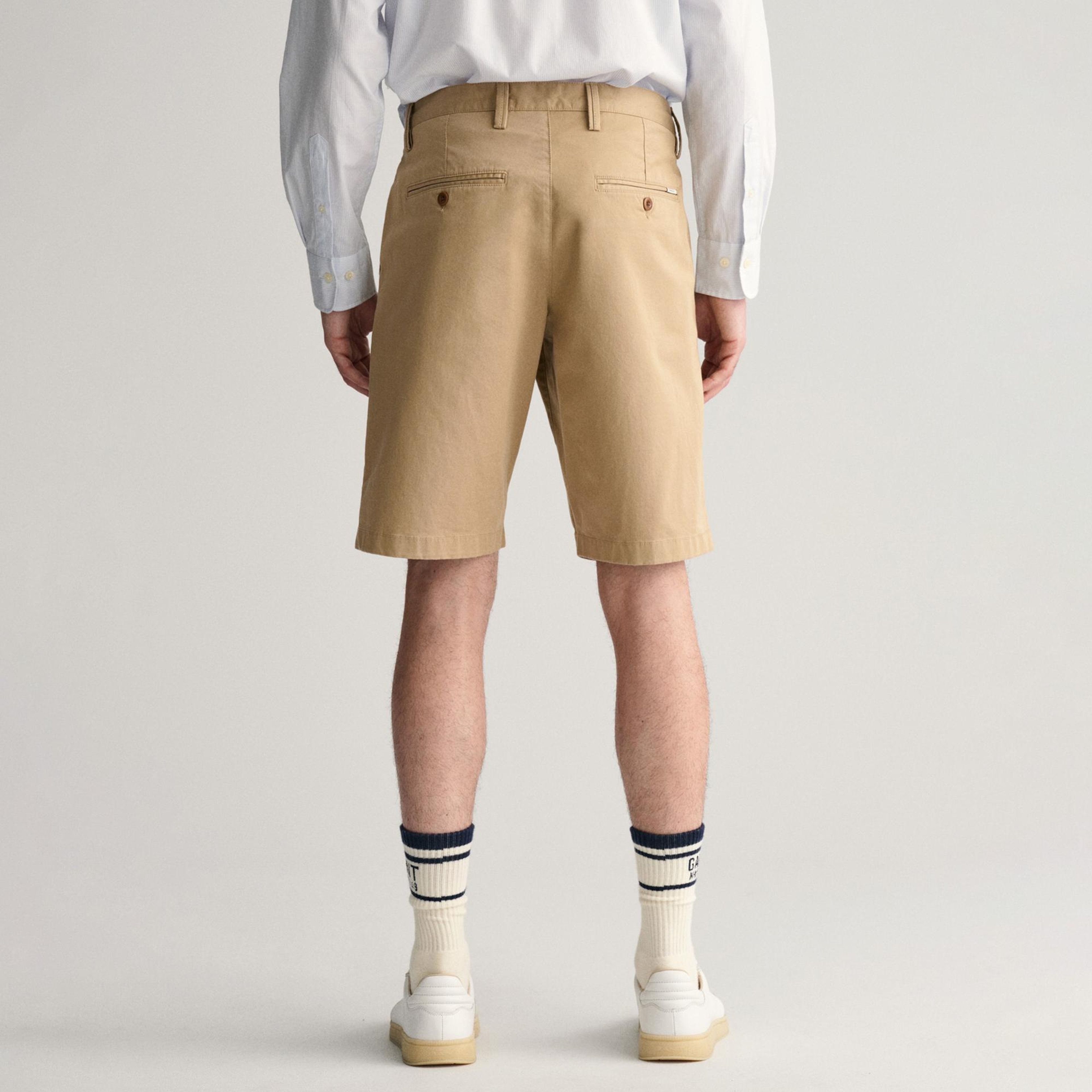 GANT Erkek Bej Relaxed Fit Chino Şort
