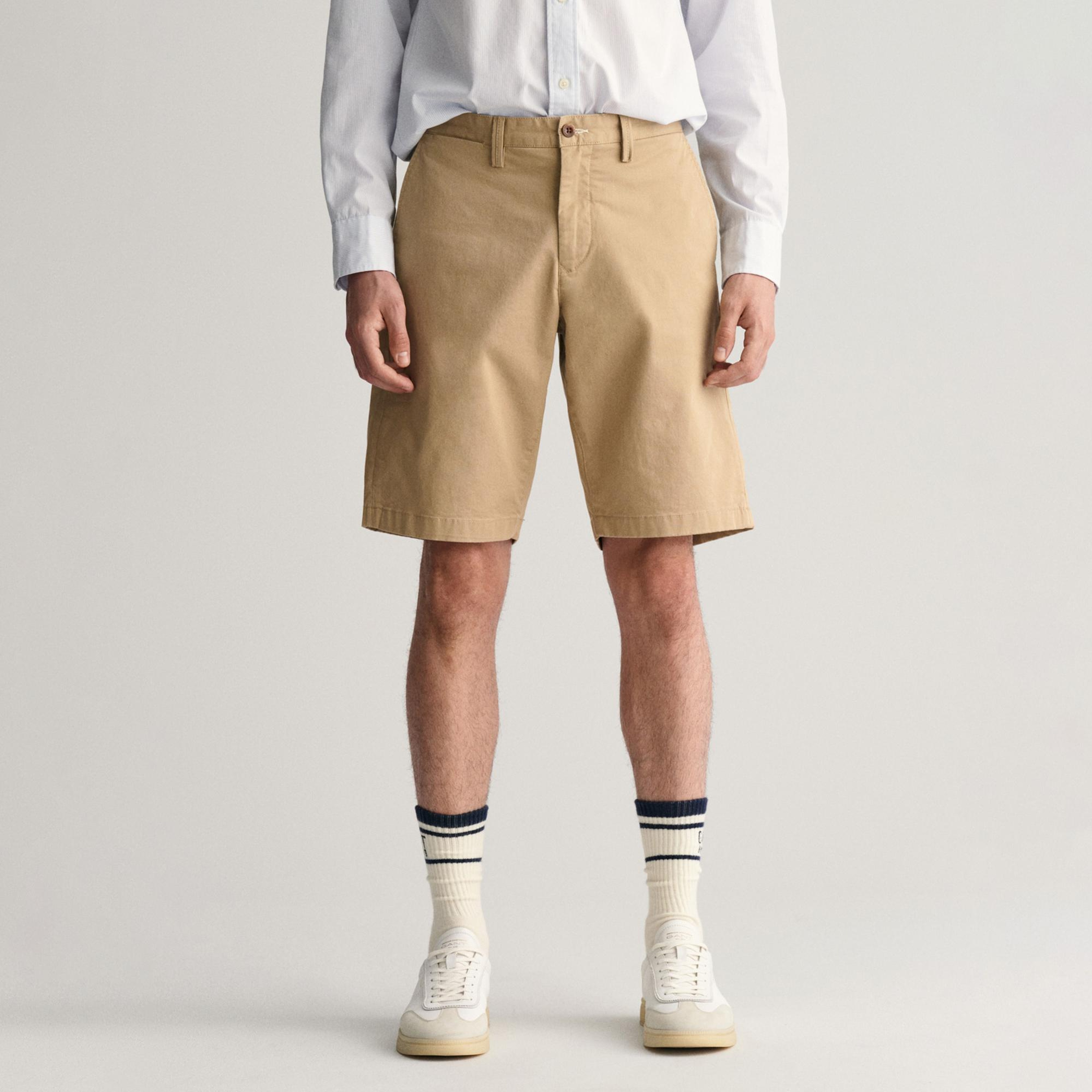 GANT Erkek Bej Relaxed Fit Chino Şort