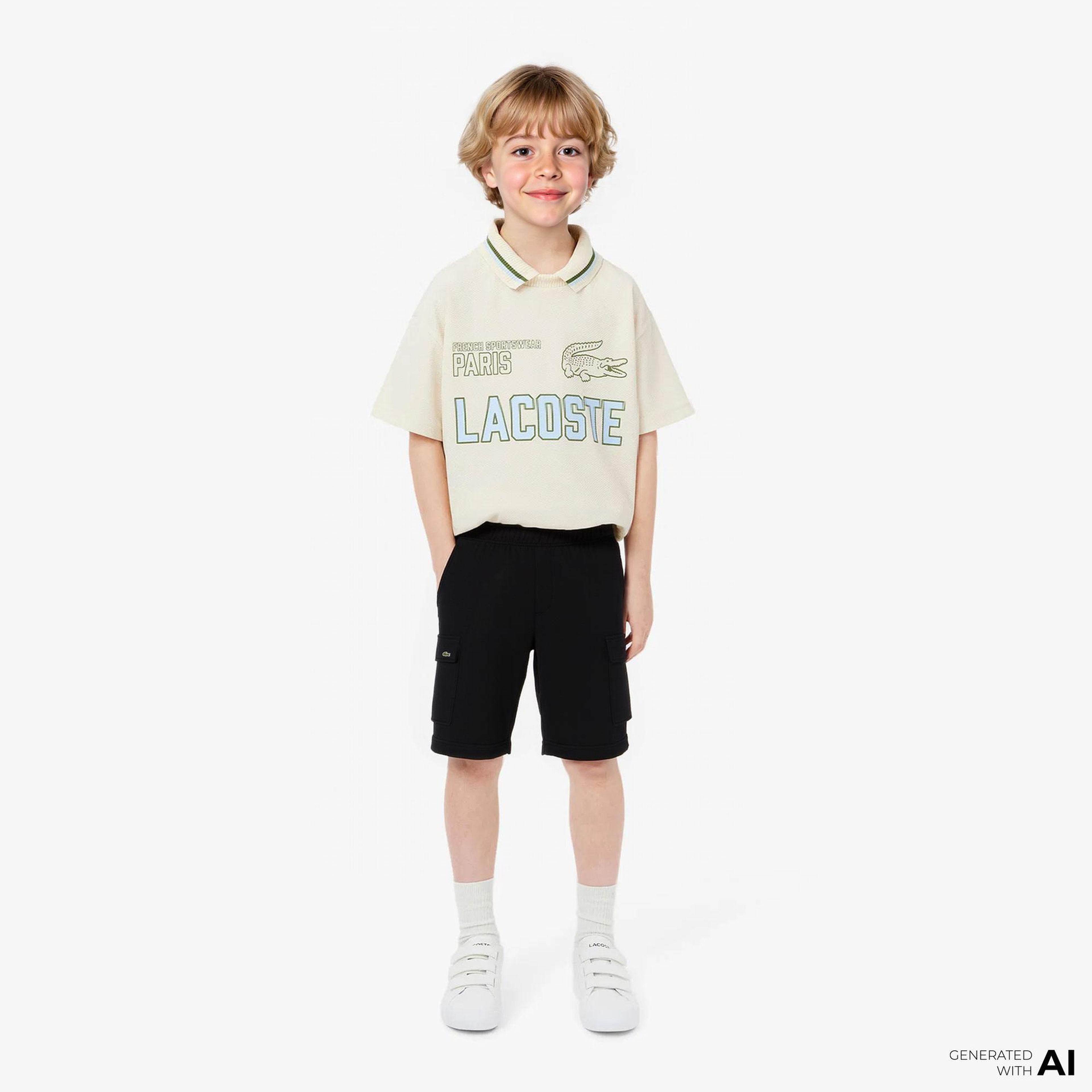 Lacoste Erkek Çocuk Siyah Şort