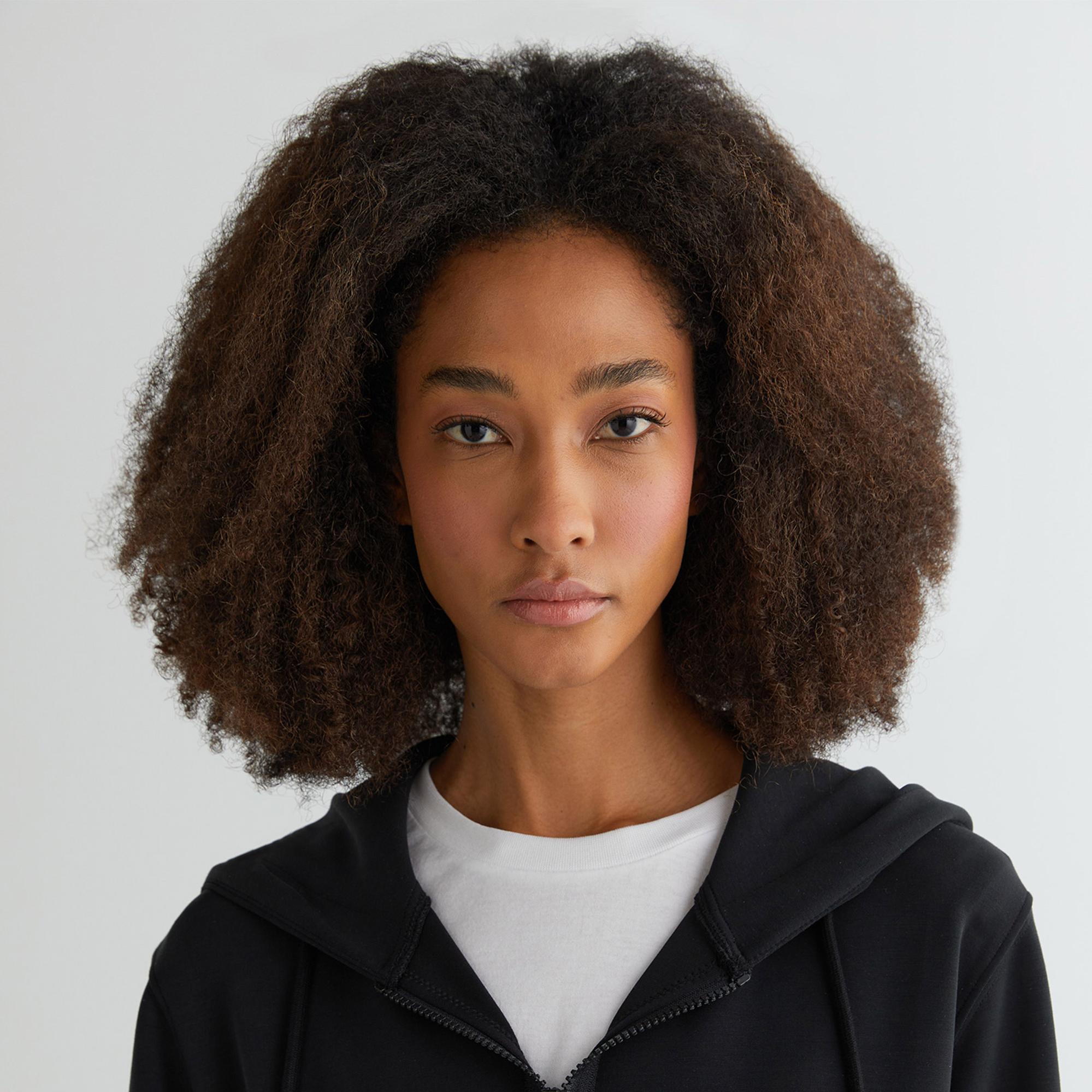 GANT Kadın Siyah Regular Fit Kapüşonlu Logolu Sweatshirt