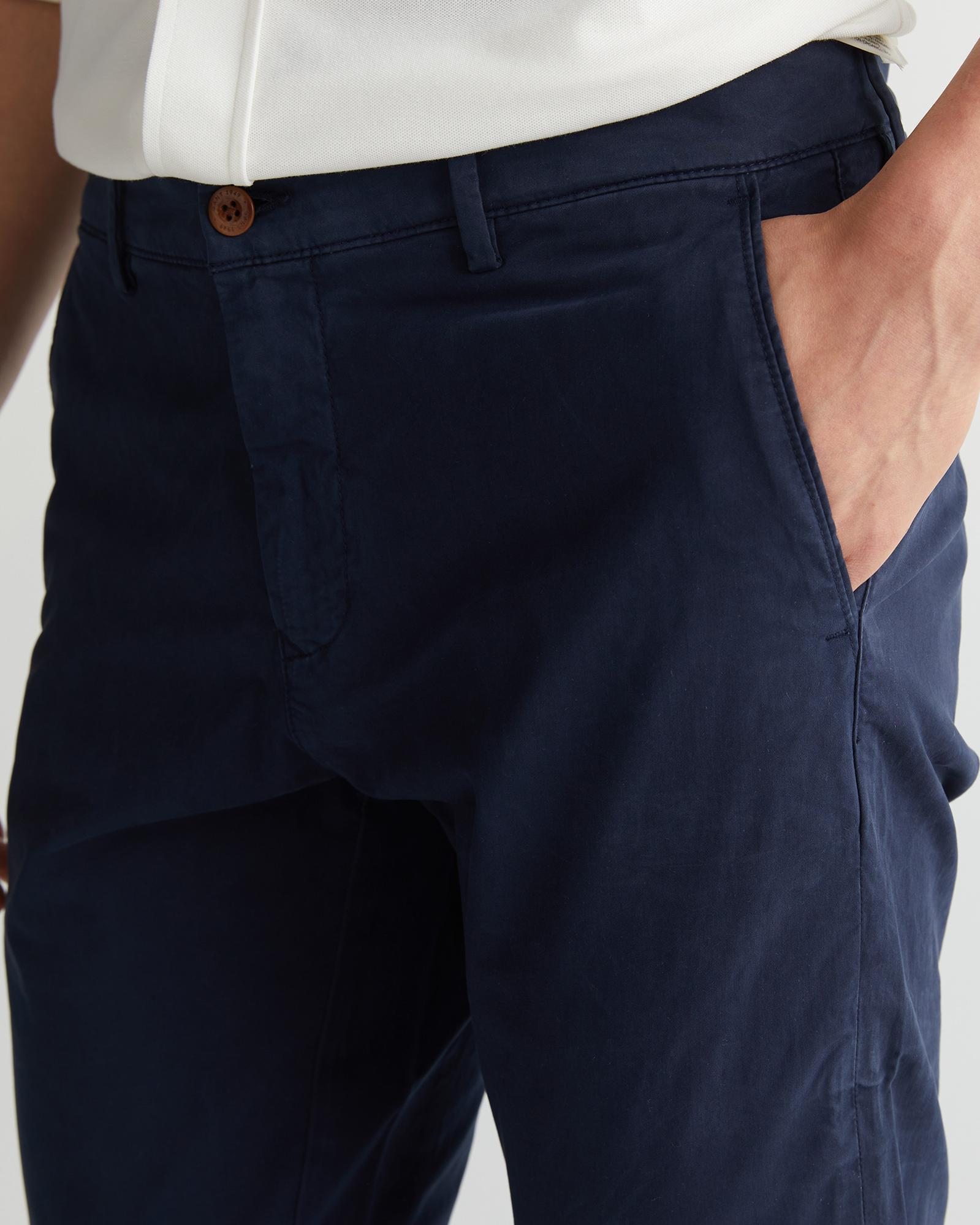GANT Erkek Lacivert Slim Fit Pantolon