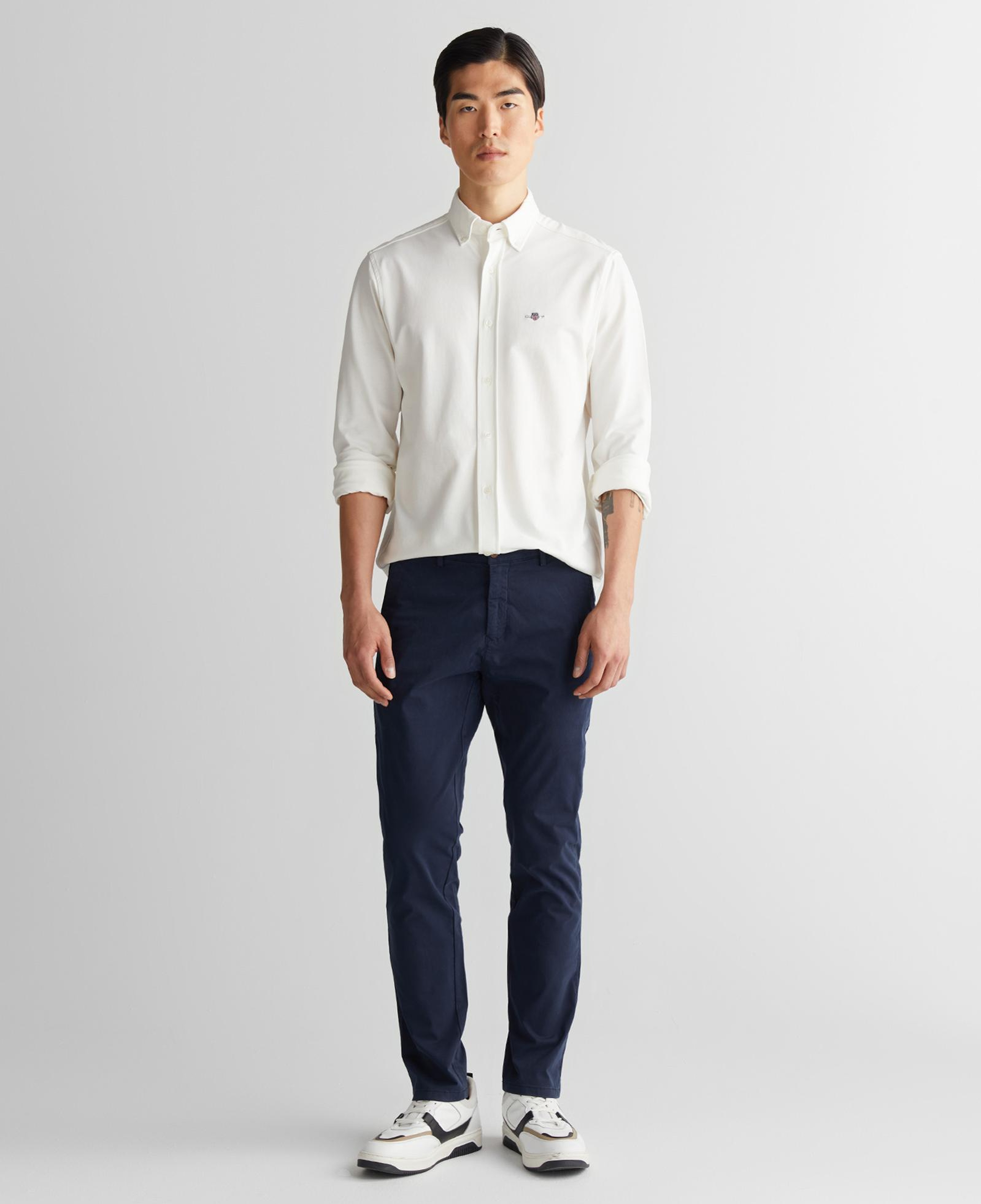 GANT Erkek Lacivert Slim Fit Pantolon