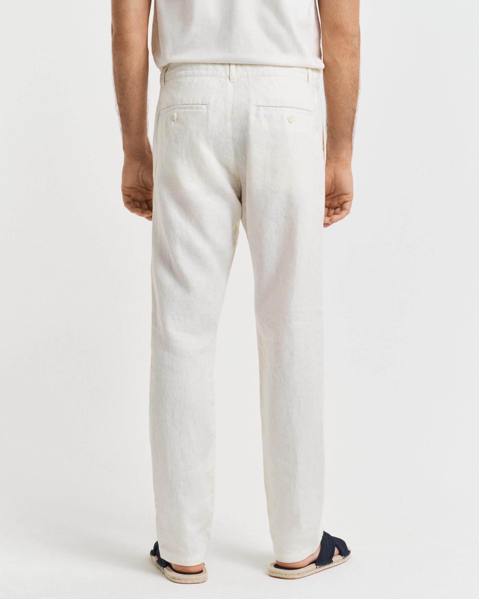 GANT Erkek Krem Relaxed Fit Pantolon