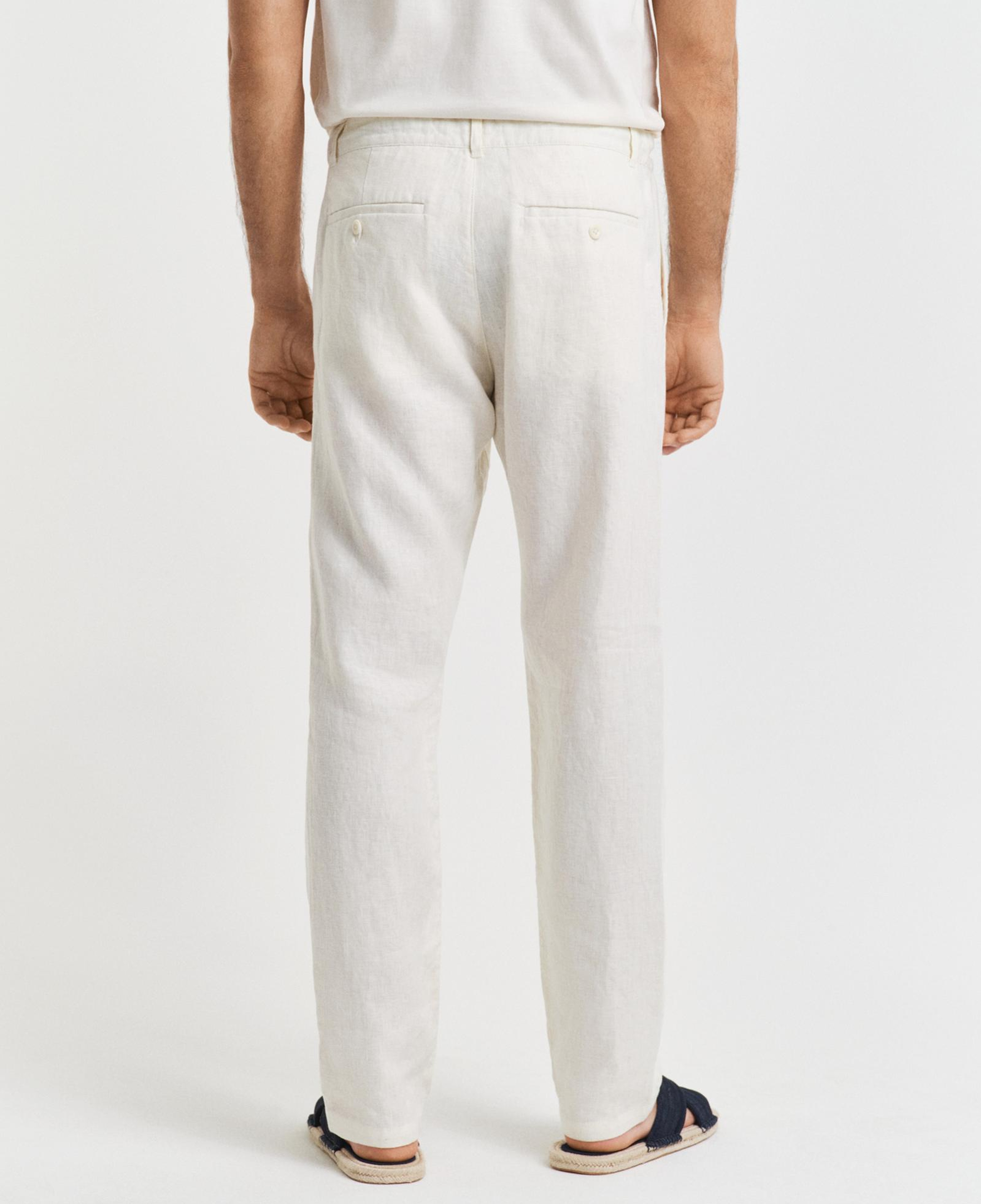 GANT Erkek Krem Relaxed Fit Pantolon