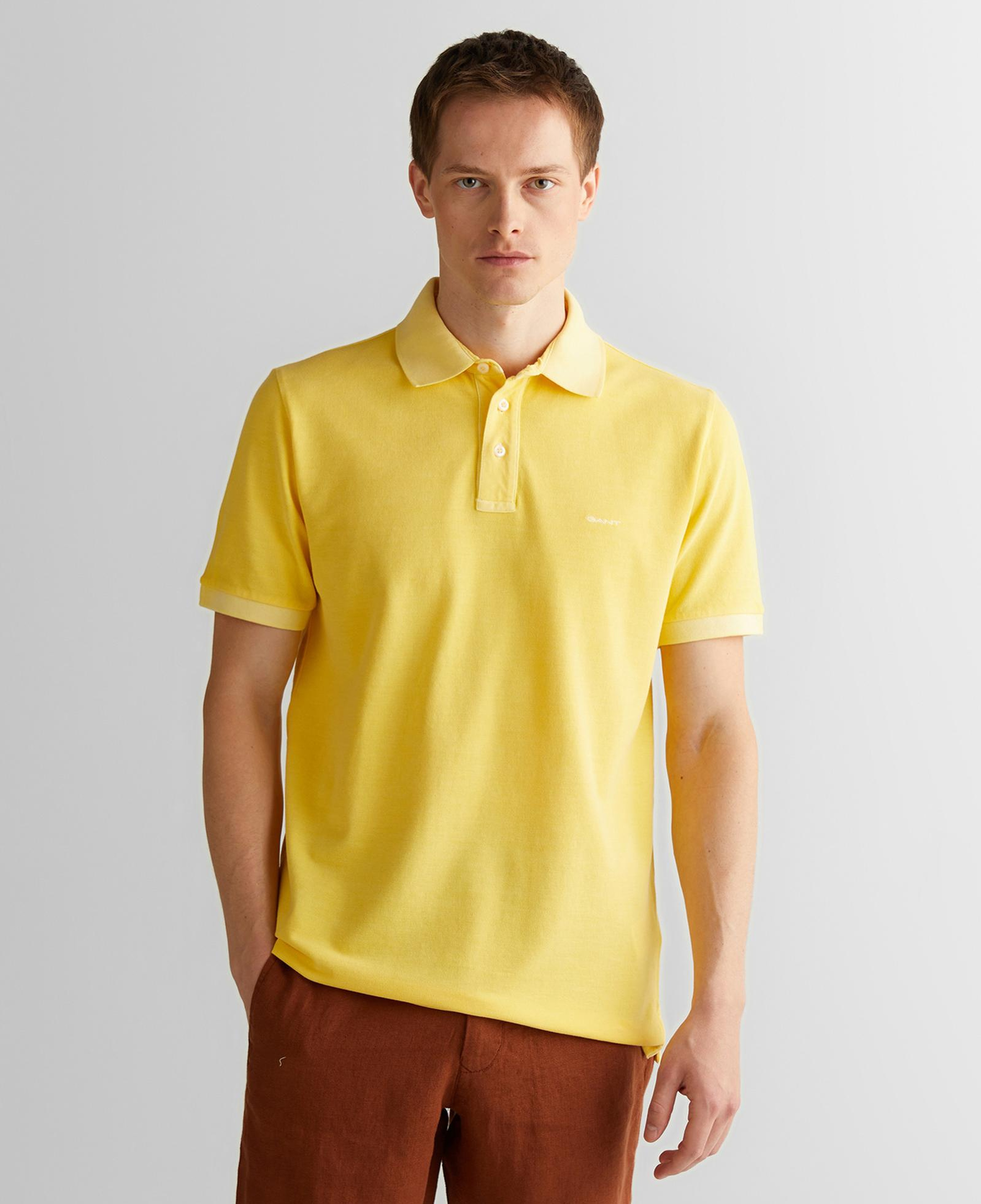 GANT Erkek Sarı Regular Fit Polo