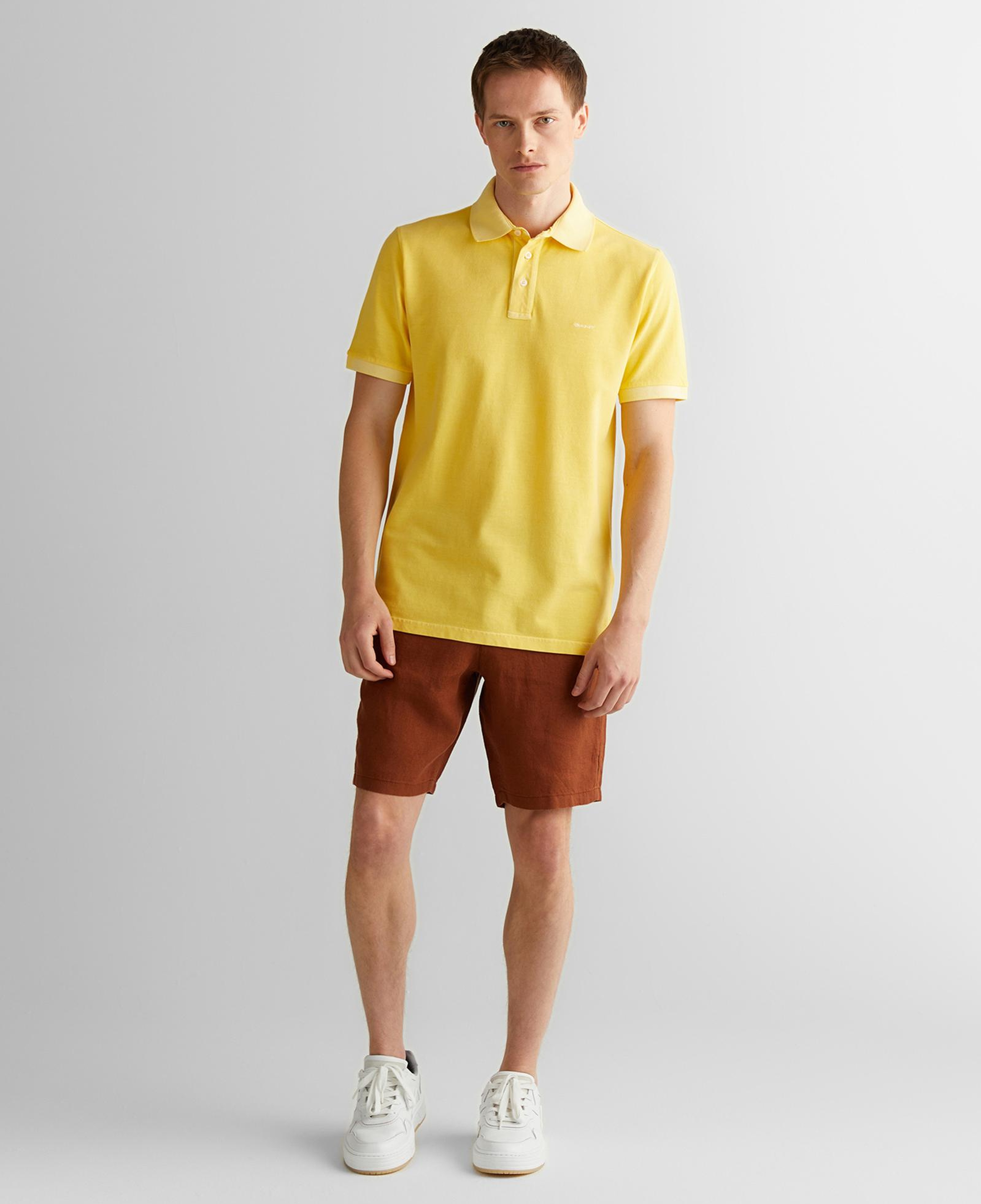 GANT Erkek Sarı Regular Fit Polo